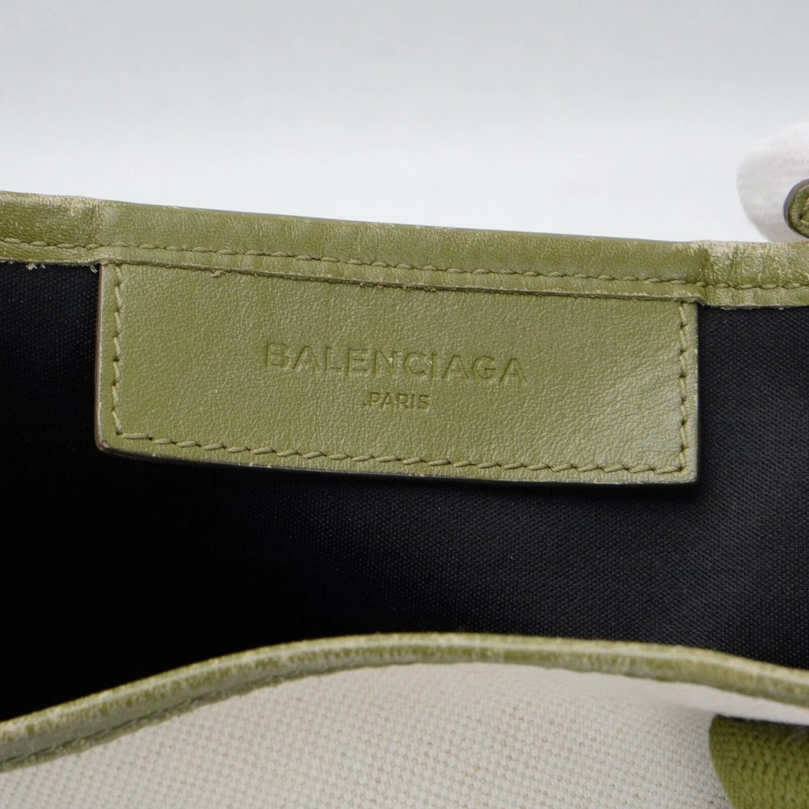 Balenciaga Cabas XS Tote Mini Bag Green - Lost Designer