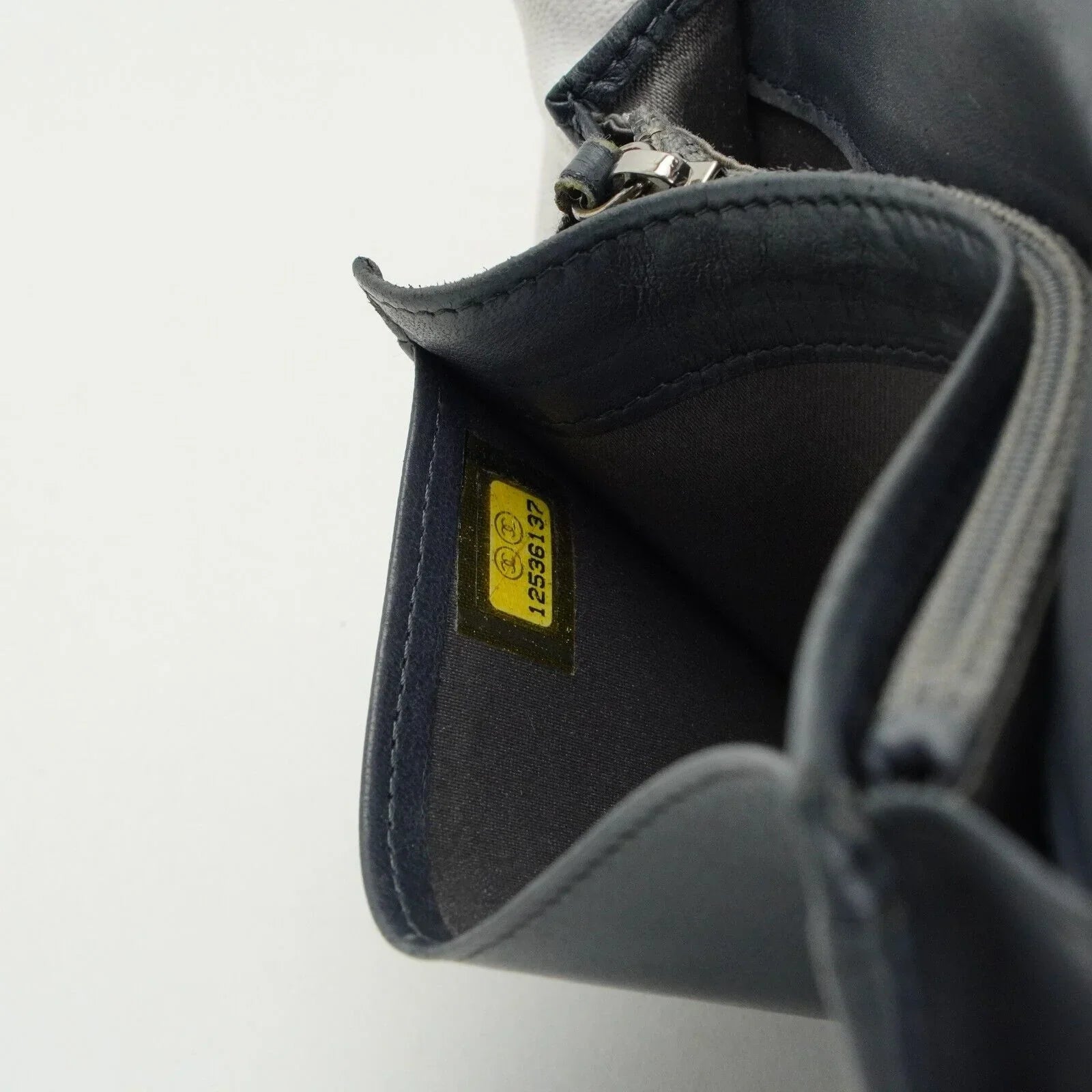 Chanel Camellia Mark Long Wallet Grey - Lost Designer