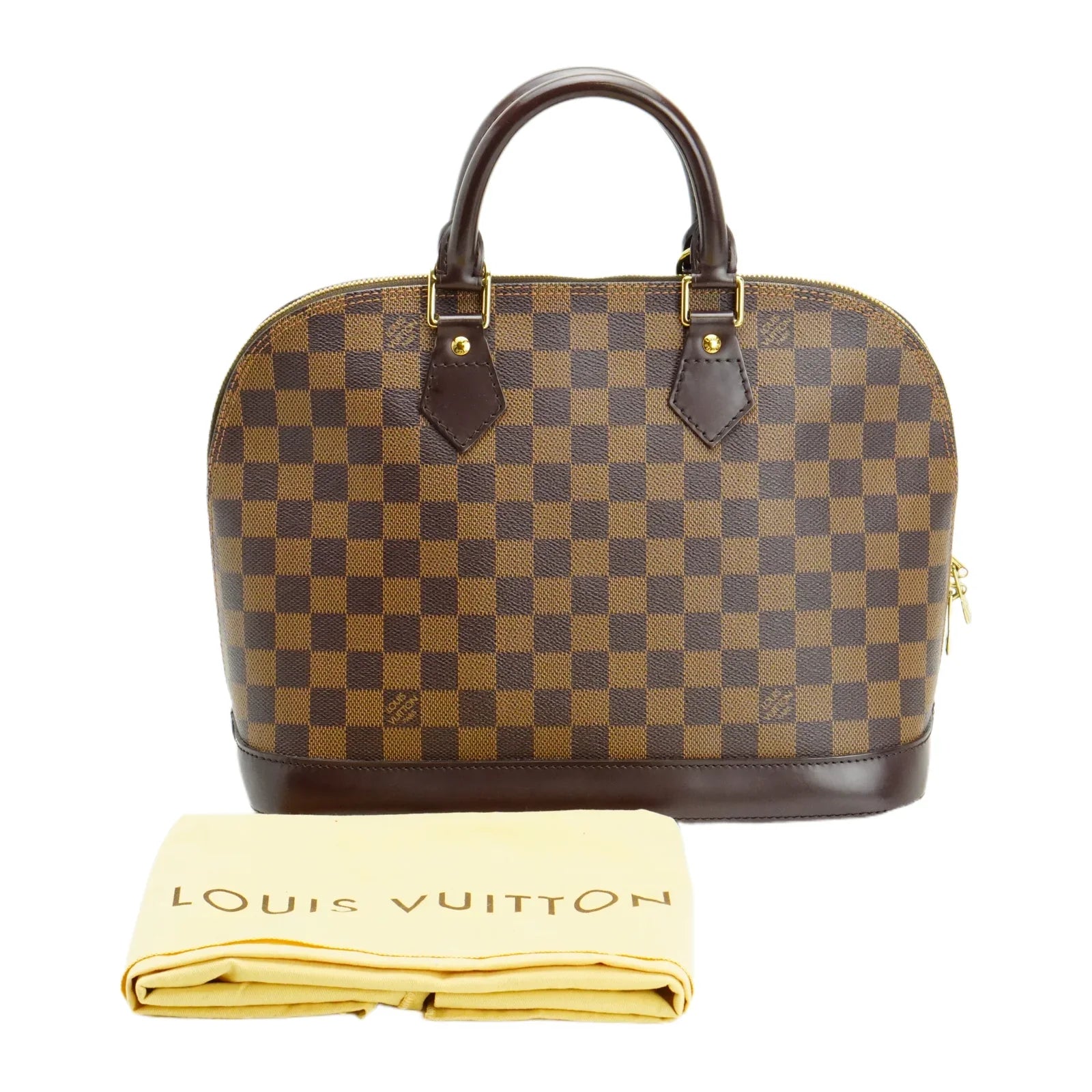 Louis Vuitton Damier Ebene Alma Pm Bag - Lost Designer