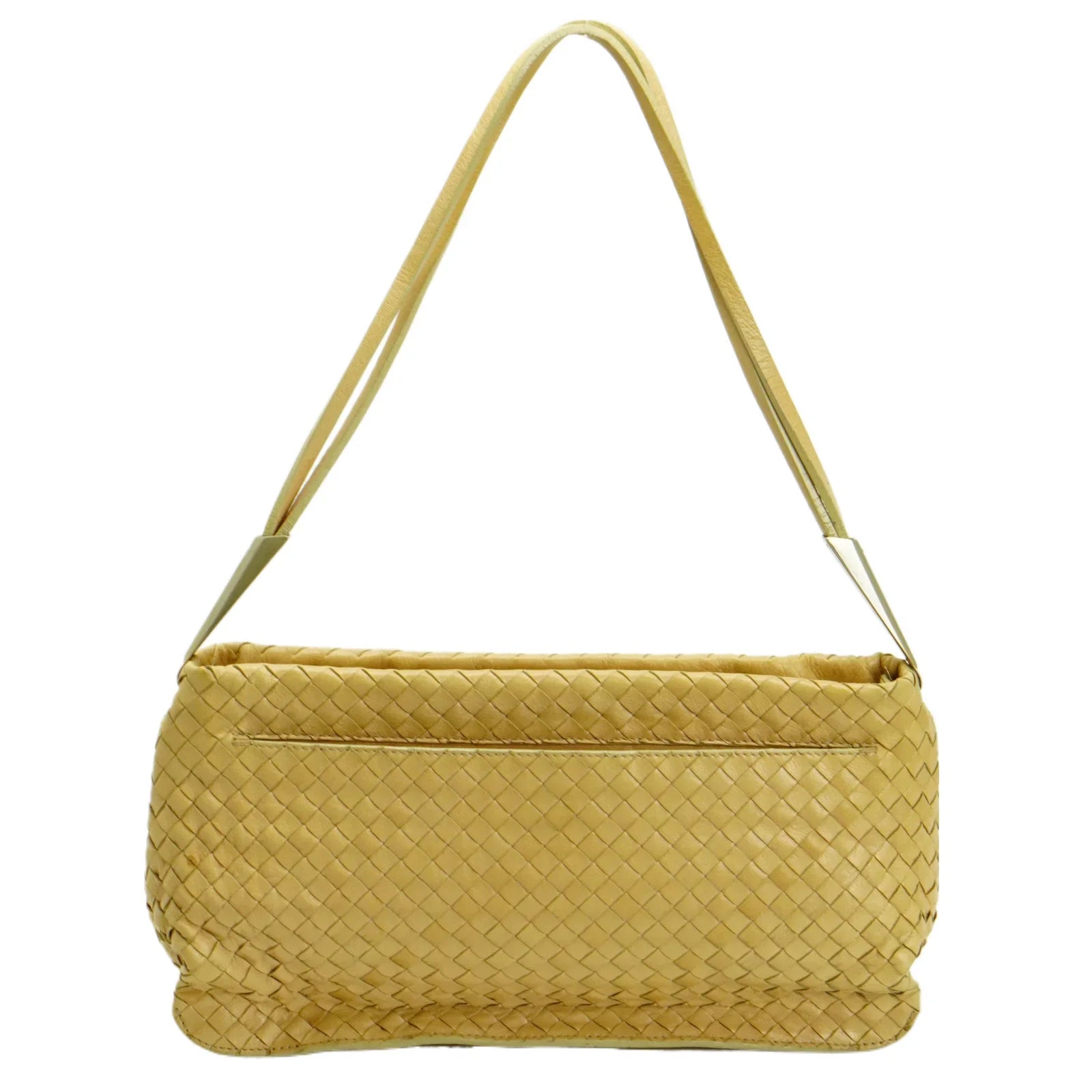 Bottega Veneta Intrecciato Leather Shoulder Bag Beige - Lost Designer