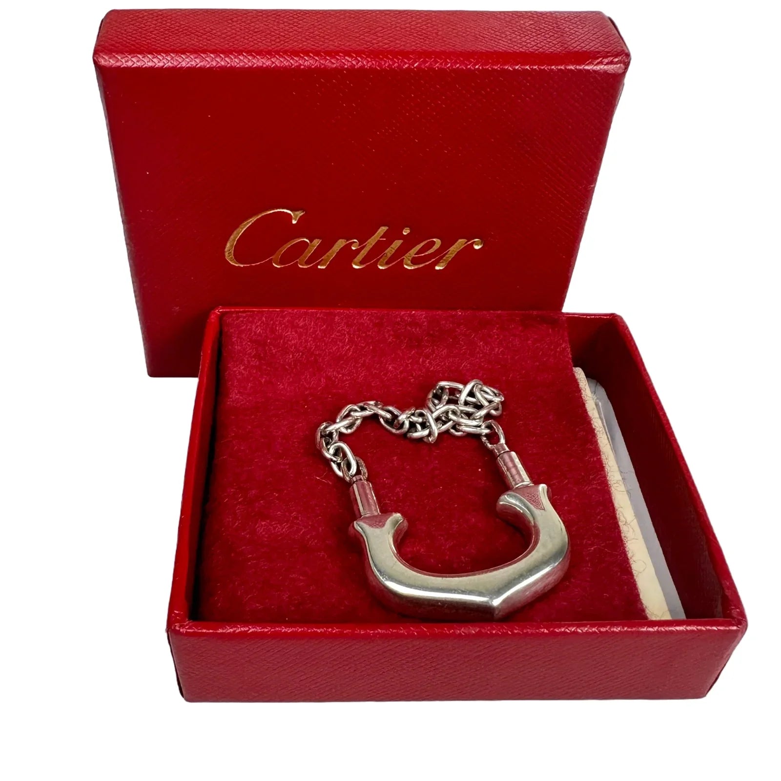 Cartier Keychain Charm Sterling Silver - Lost Designer