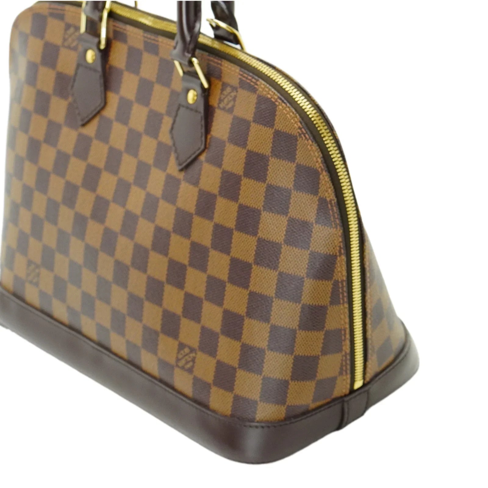 Louis Vuitton Damier Ebene Alma Pm Bag - Lost Designer