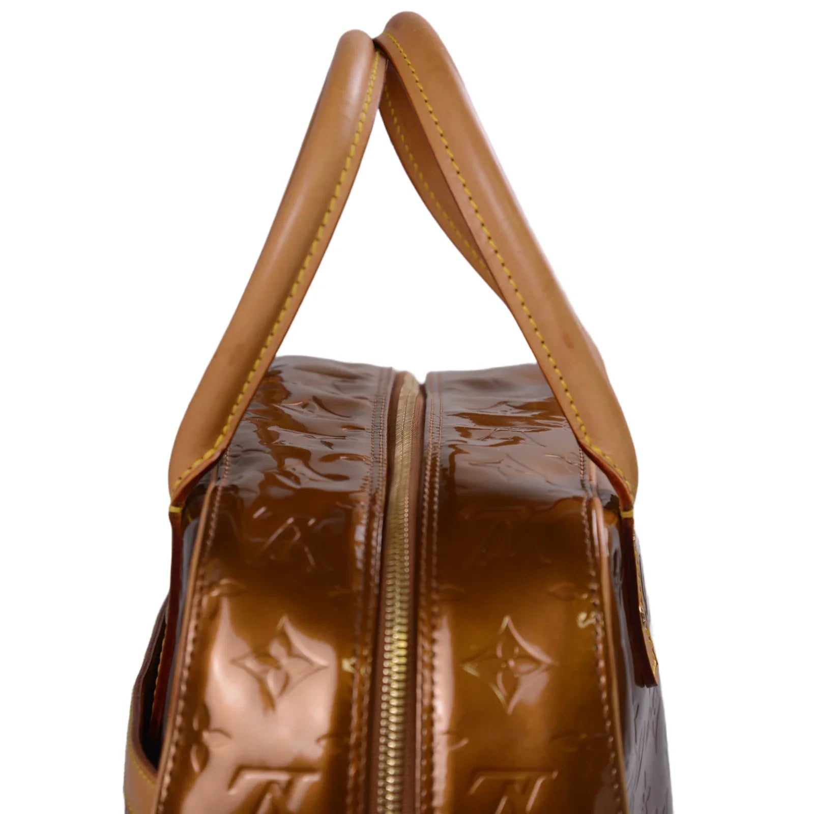 Louis Vuitton Monogram Vernis Tompkins Bag, Square, Bronze - Lost Designer