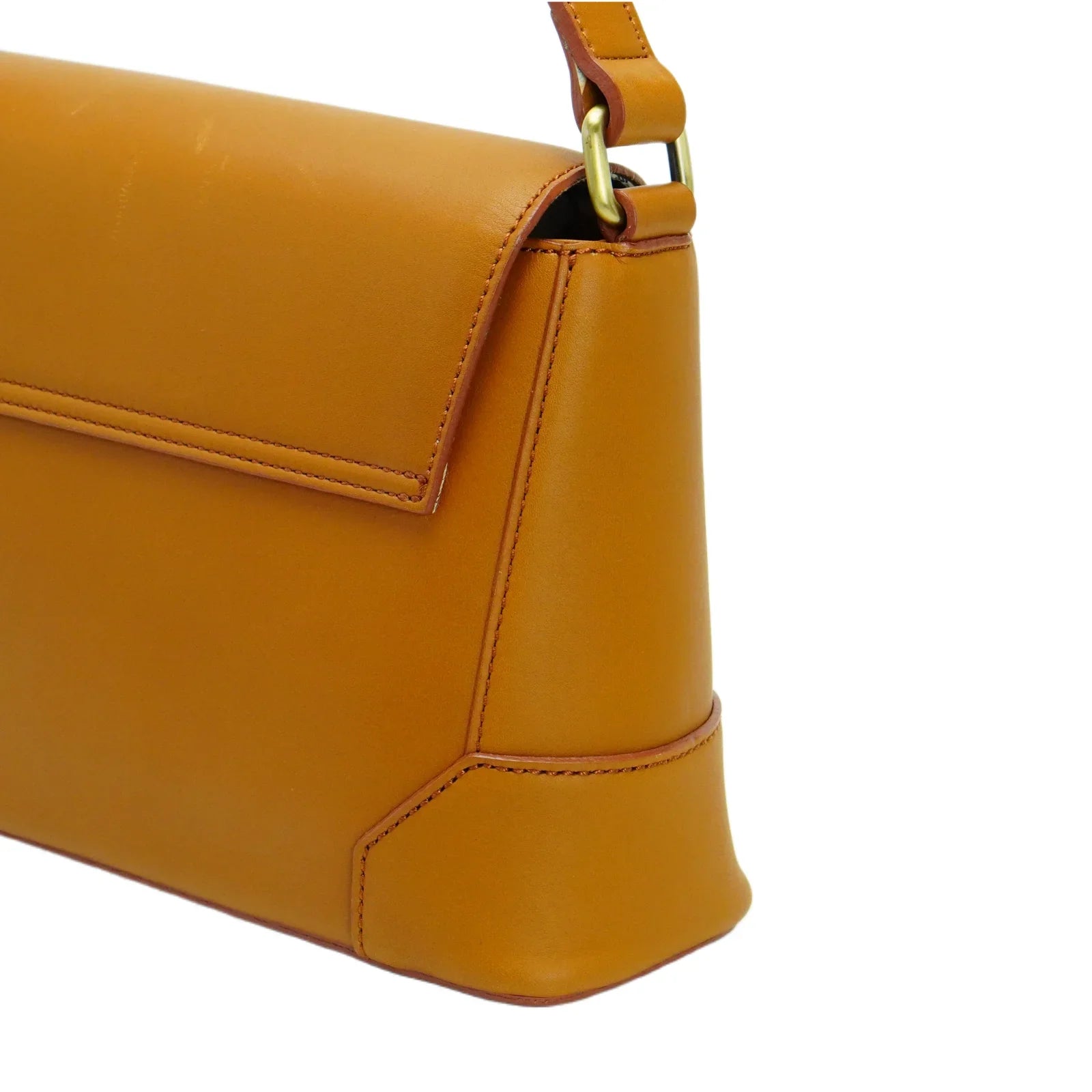 Burberry Leather Shoulder Bag Brown - Lost Designer
