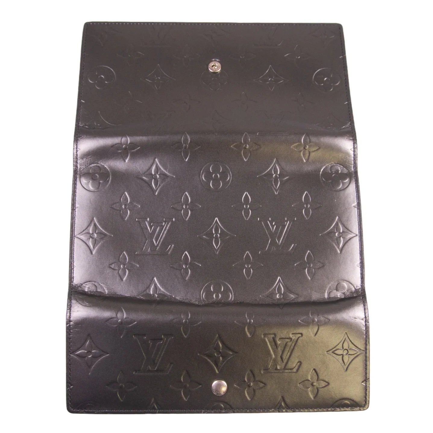 Louis Vuitton Matte Leather Portefeuille International Long Wallet - Lost Designer