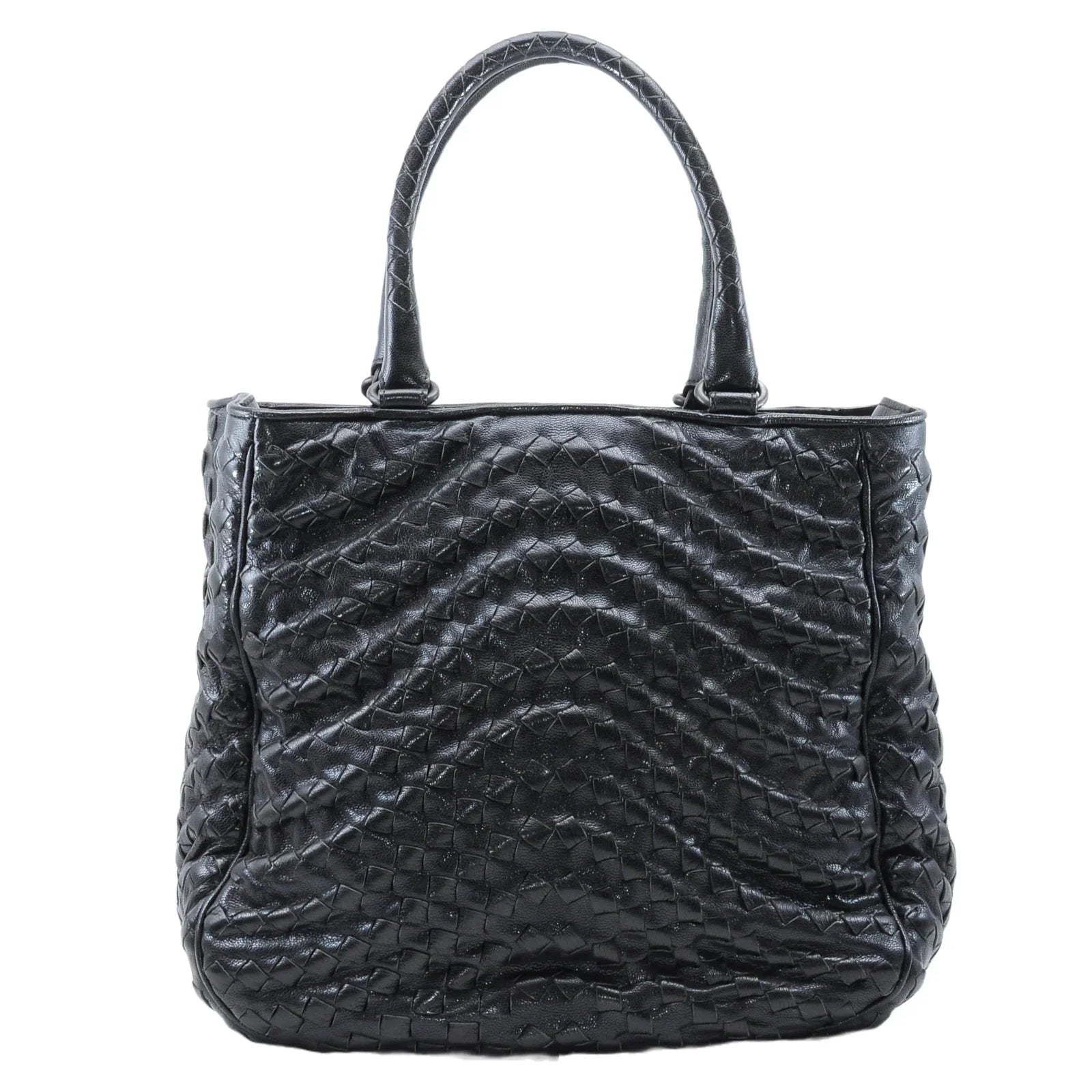 Bottega Veneta Intrecciato Tote Bag Black - Lost Designer