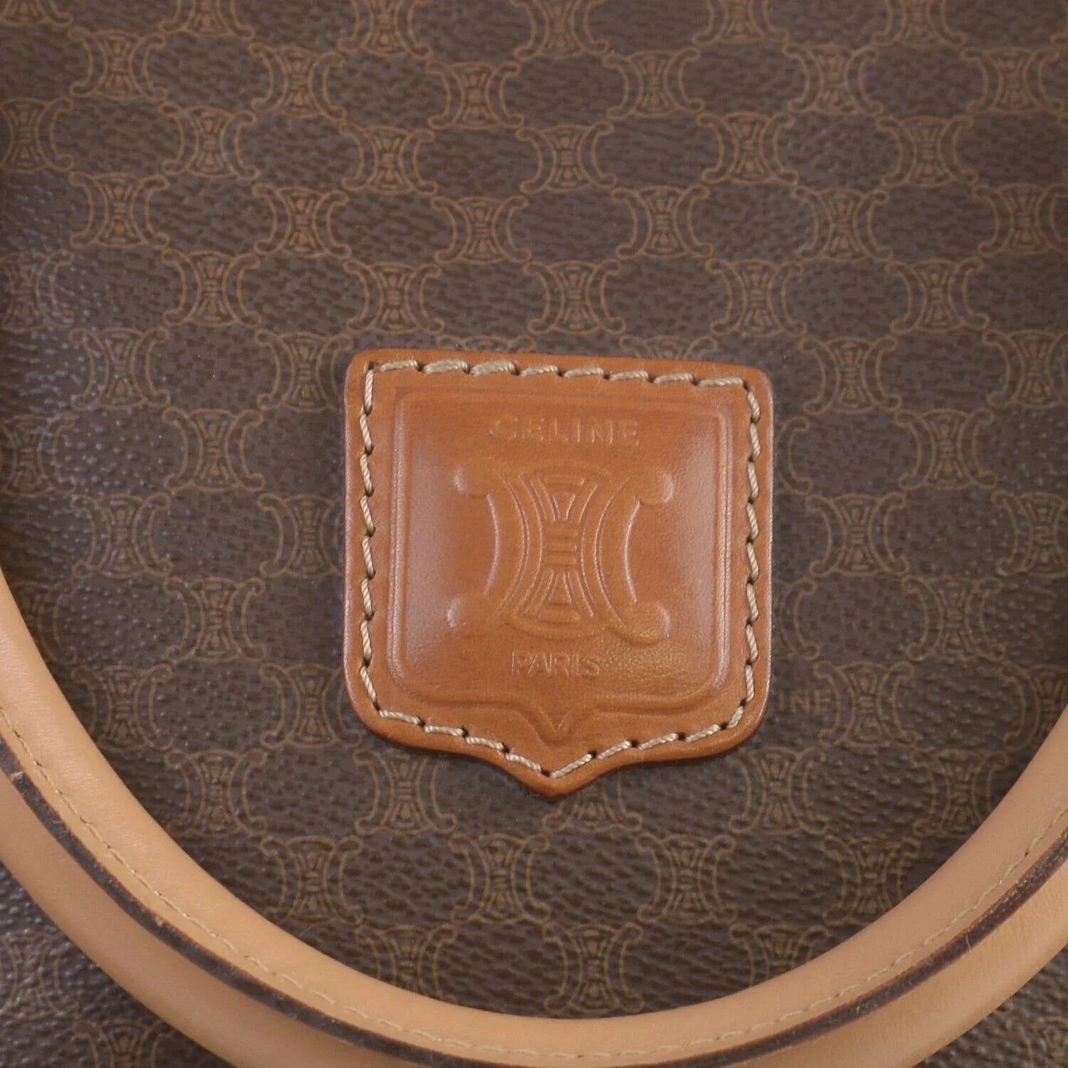 Celine Macadam Travel Boston Bag Brown - Lost Designer