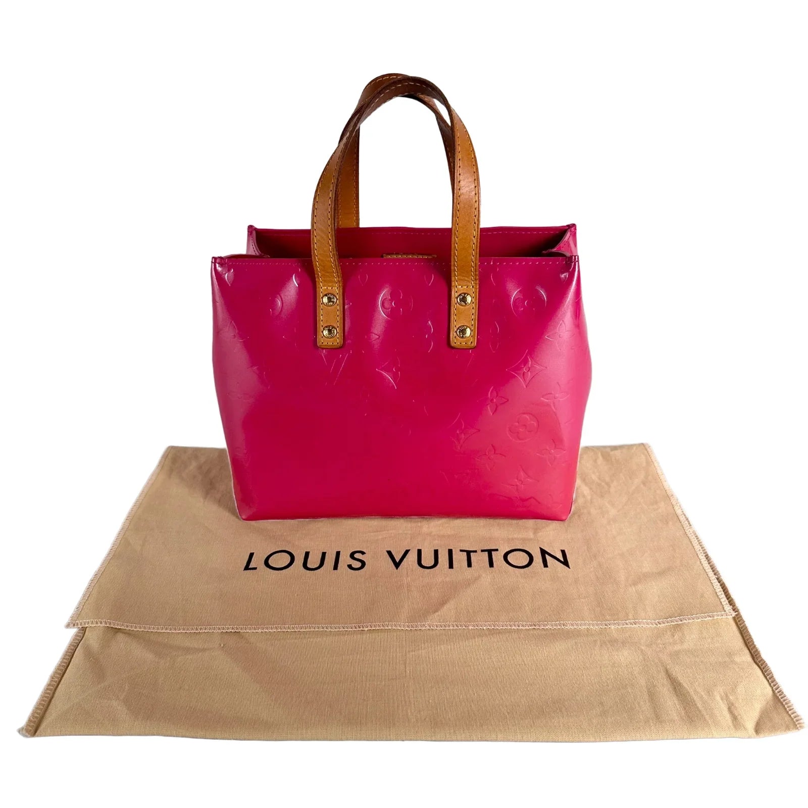 Louis Vuitton Monogram Vernis Reade PM Bag, Rose Pop - Lost Designer
