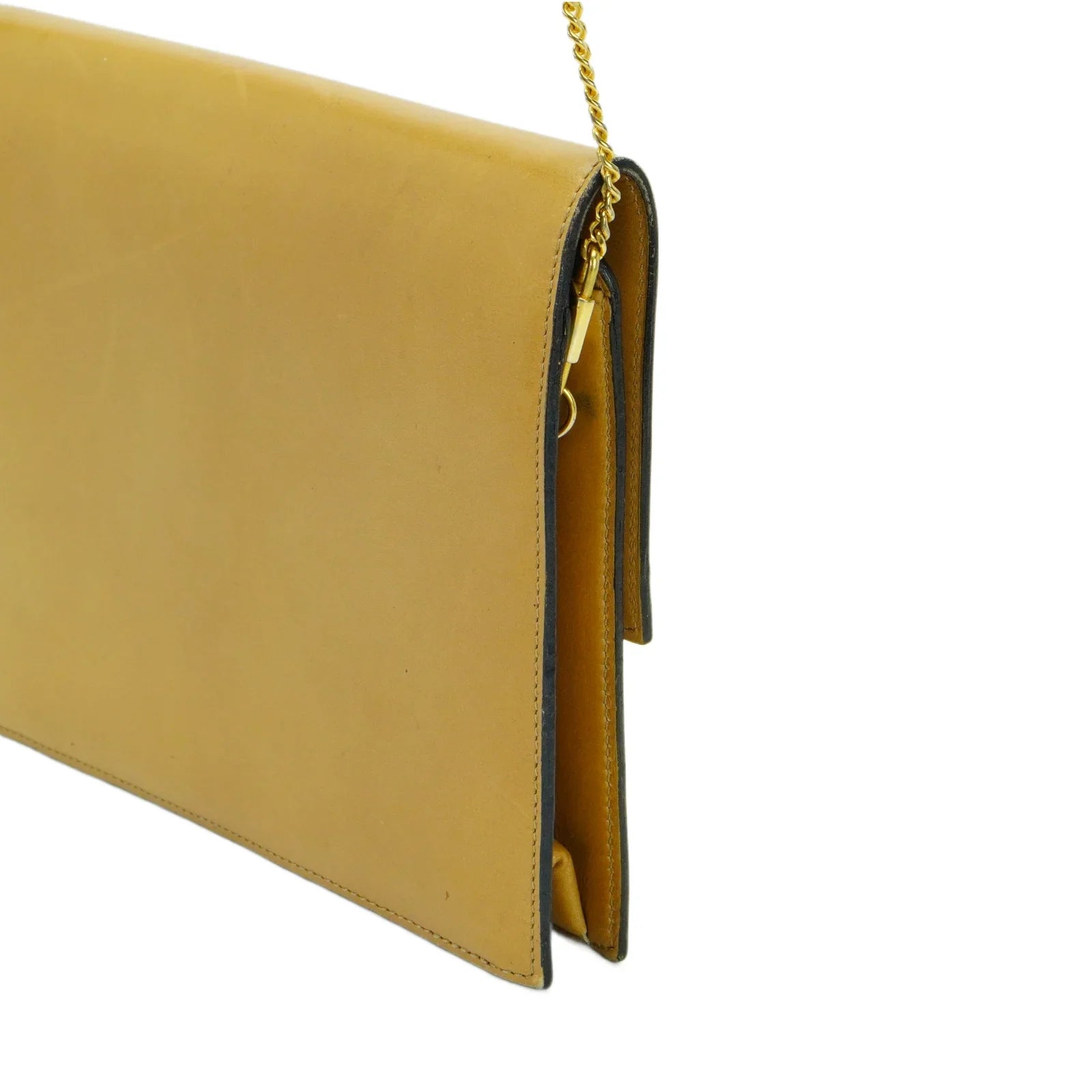 Christian Dior Leather Chain Box Bag Beige - Lost Designer