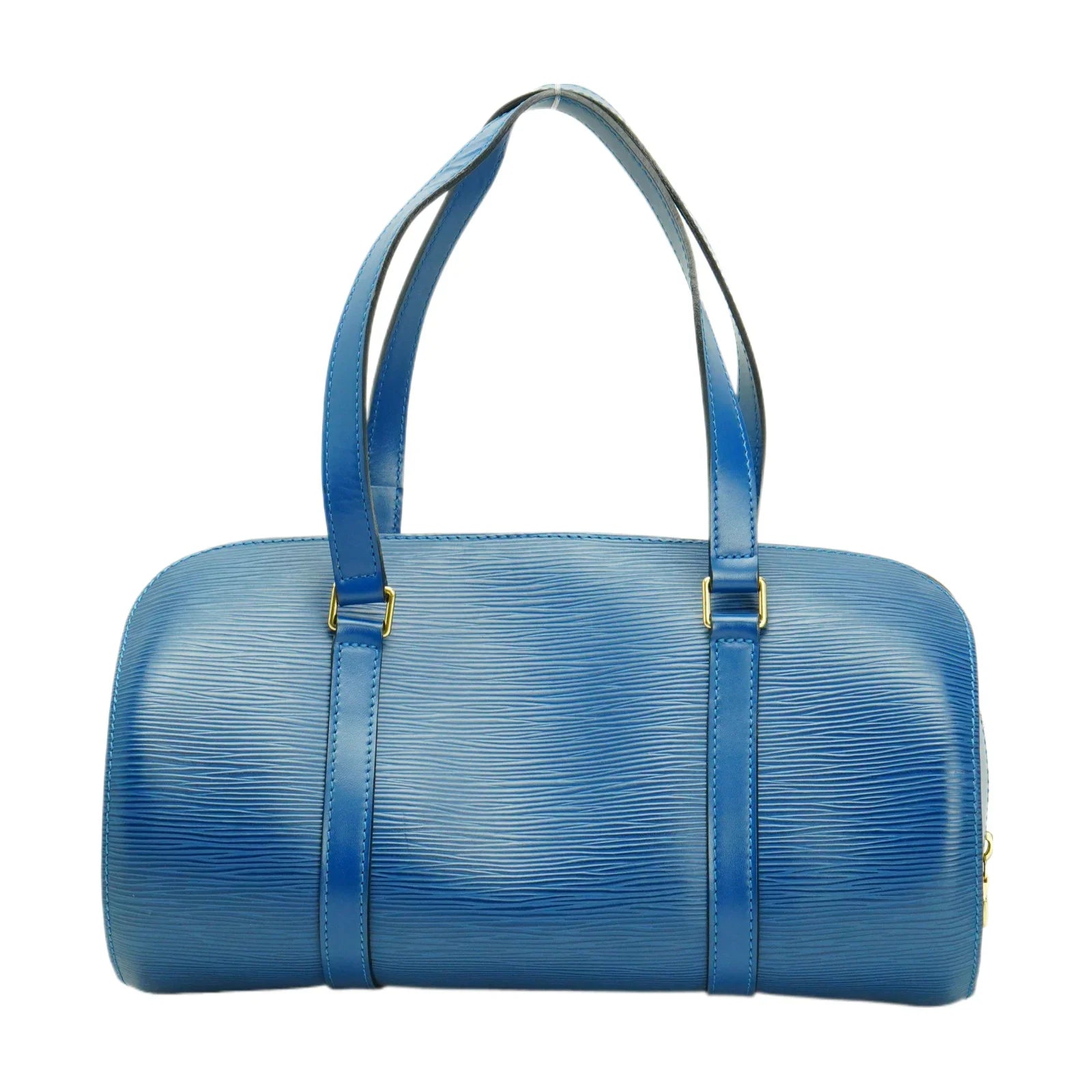 Louis Vuitton Epi Papillon Blue Bag With Pouch - Lost Designer
