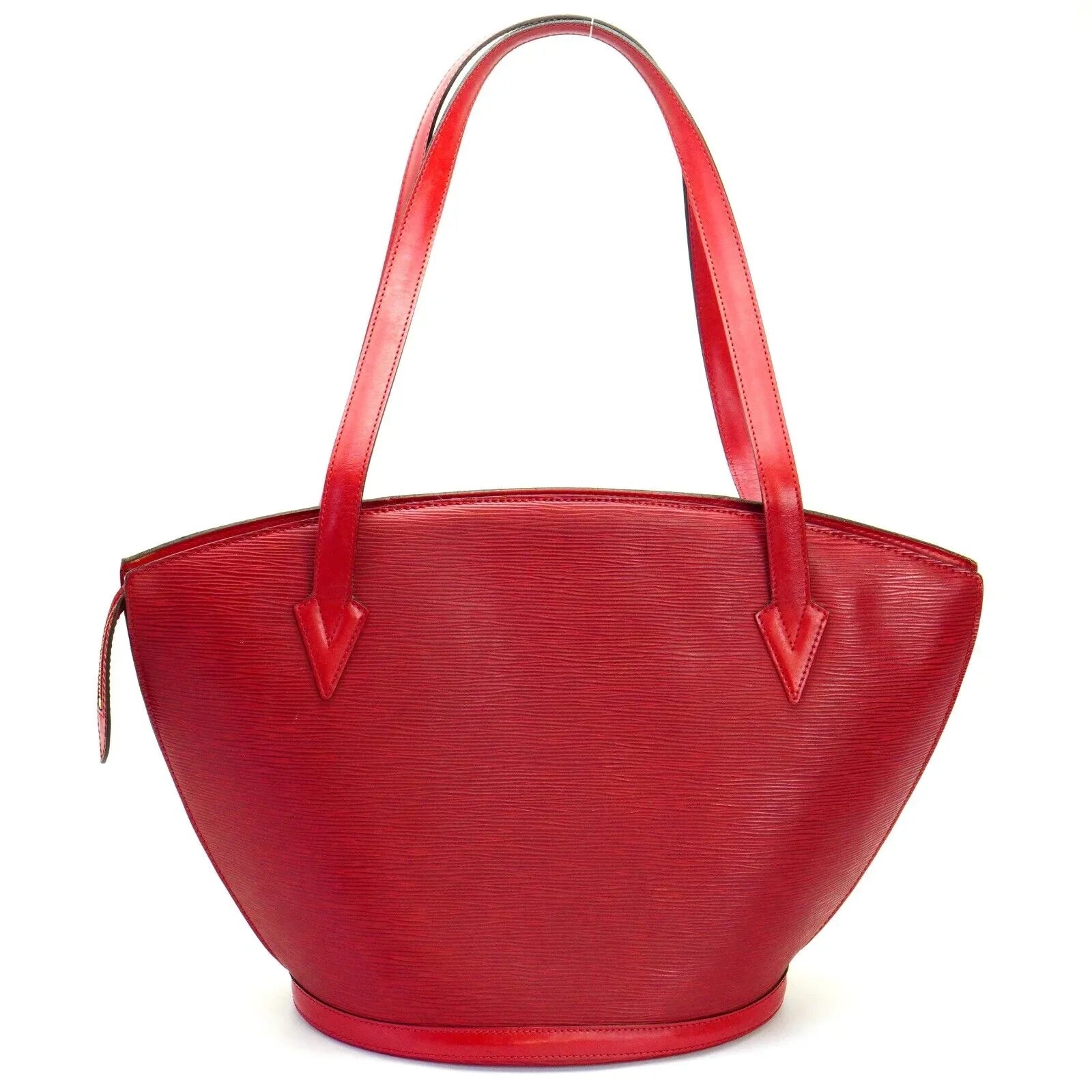 Louis Vuitton Saint Jacques Epi Leather Shoulder Bag Red - Lost Designer