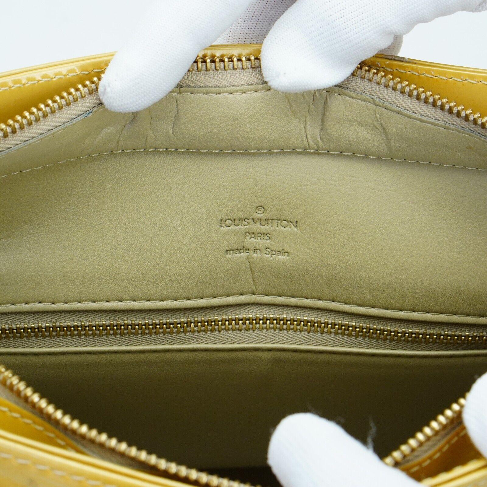 Louis Vuitton Vernis Houston Tote Bag Yellow - Lost Designer