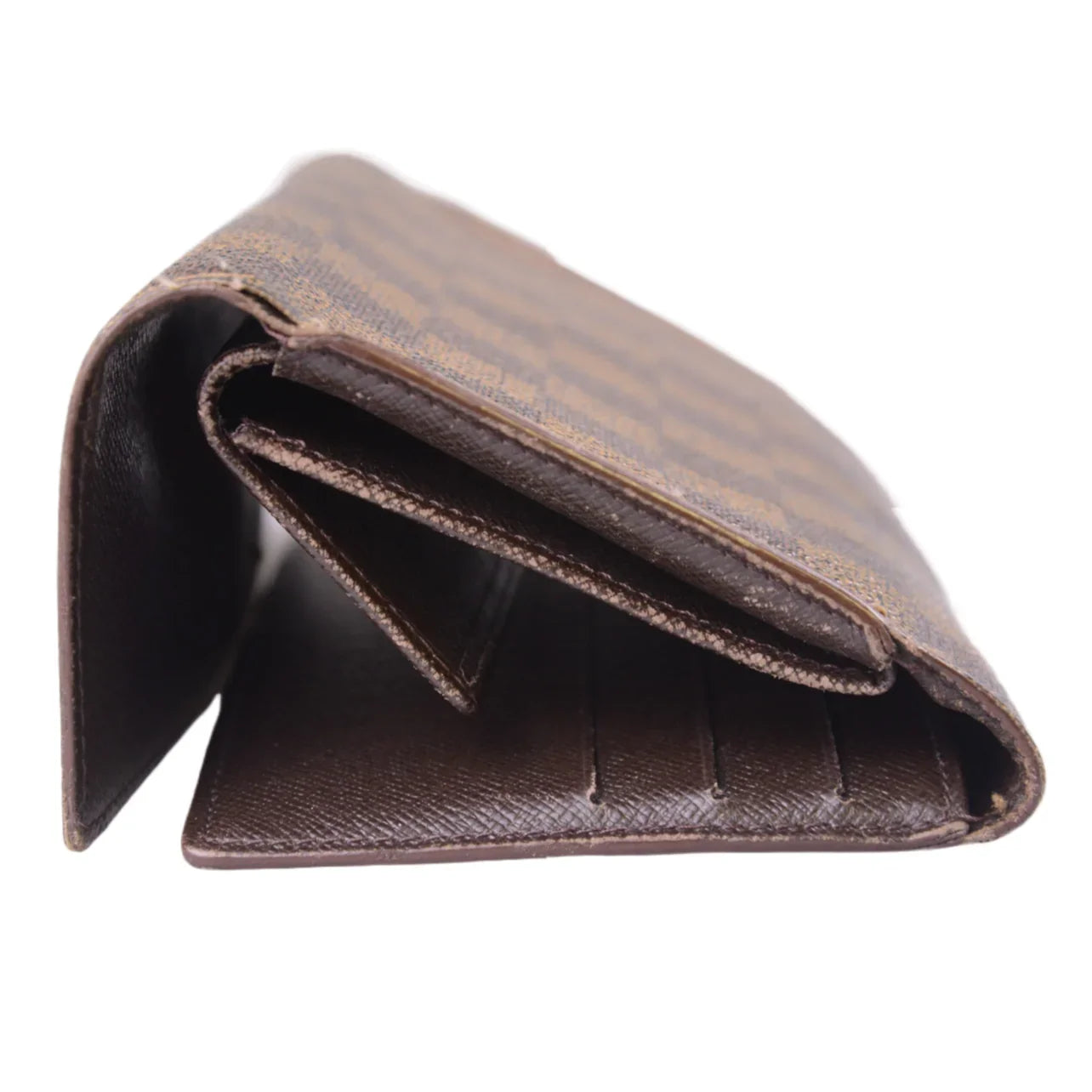 Louis Vuitton Damier Ebene Sarah Wallet Brown - Lost Designer