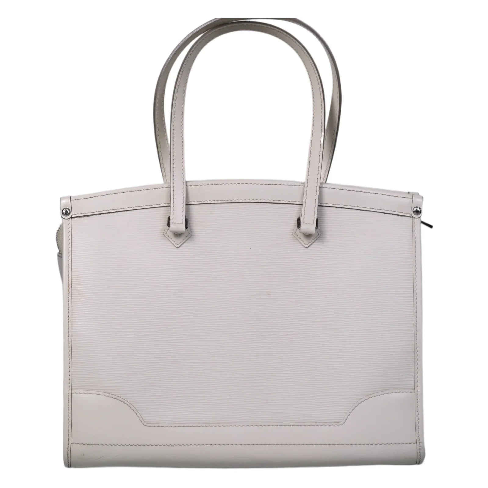Louis Vuitton Madeleine Epi GM Bag White - Lost Designer