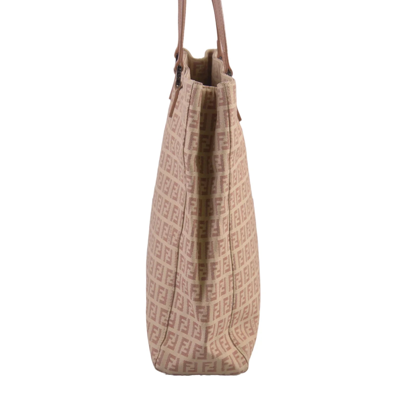 Fendi Canvas Zucca Pink Monogram Tote Bag - Lost Designer
