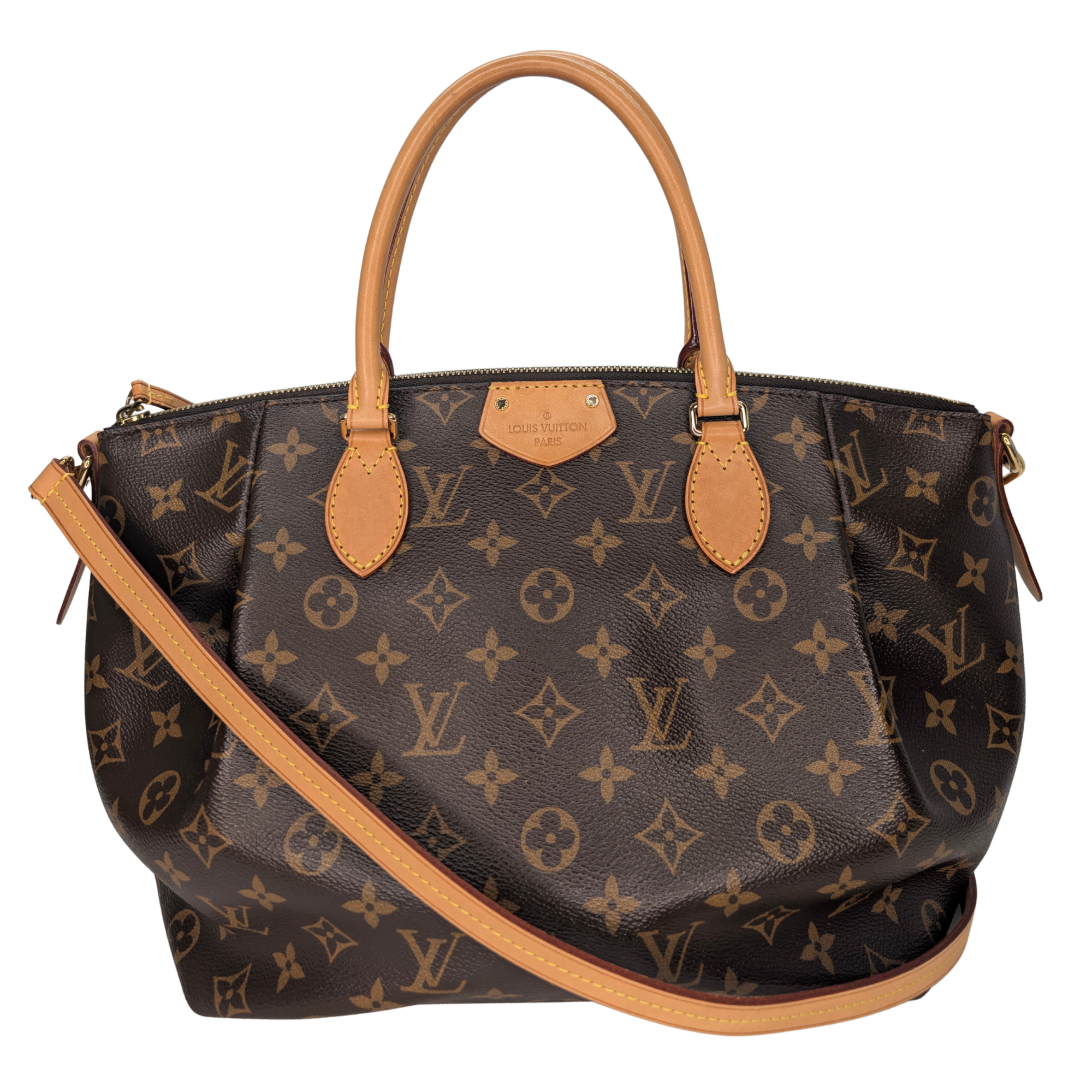 Louis Vuitton Monogram Turenne MM Handbag Brown