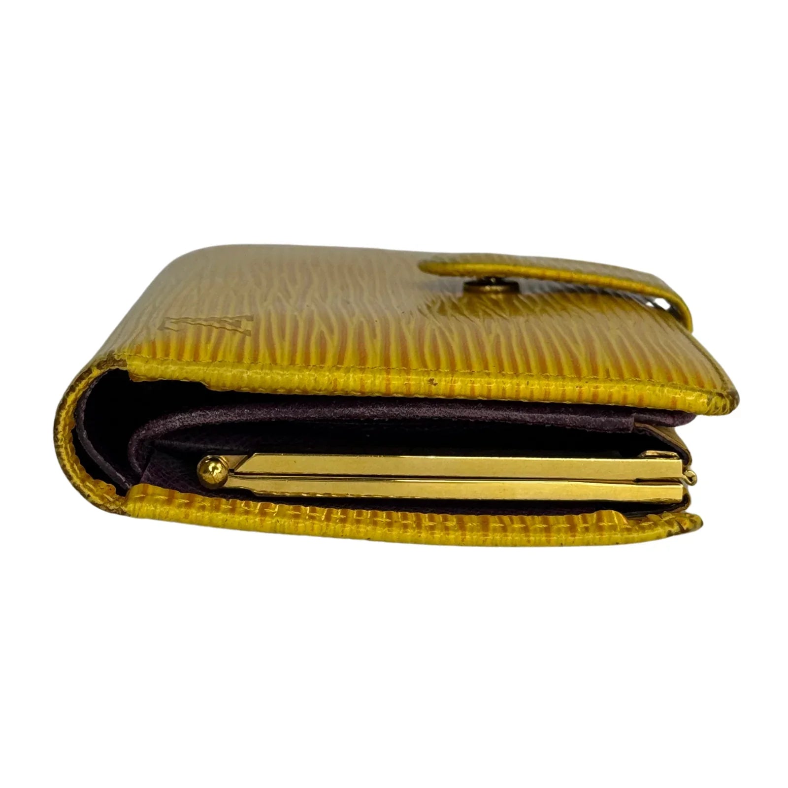 Louis Vuitton Epi Leather Long Wallet Yellow - Lost Designer