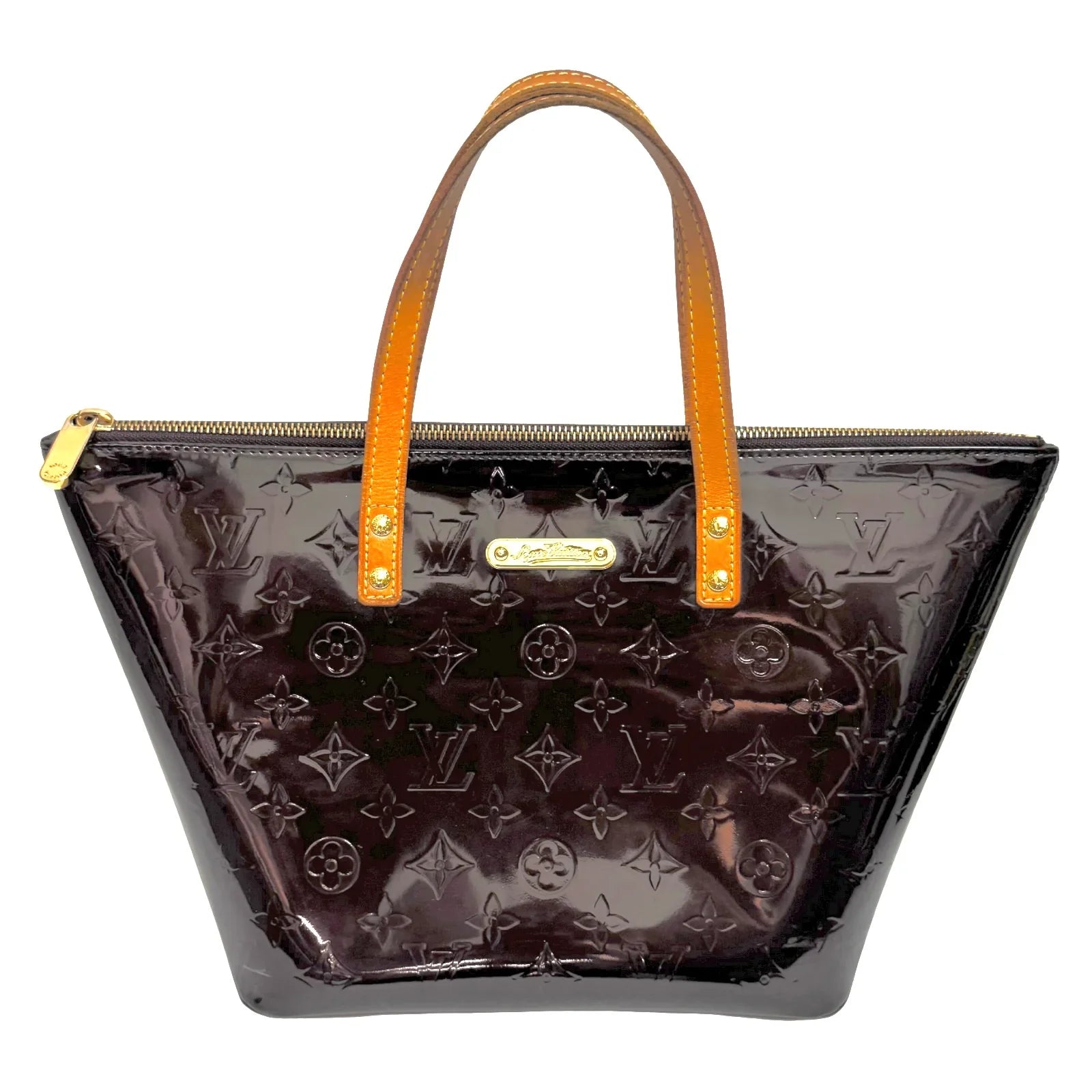 Louis Vuitton Vernis Bellevue PM in Dark Brown Patent Leather Bag - Lost Designer