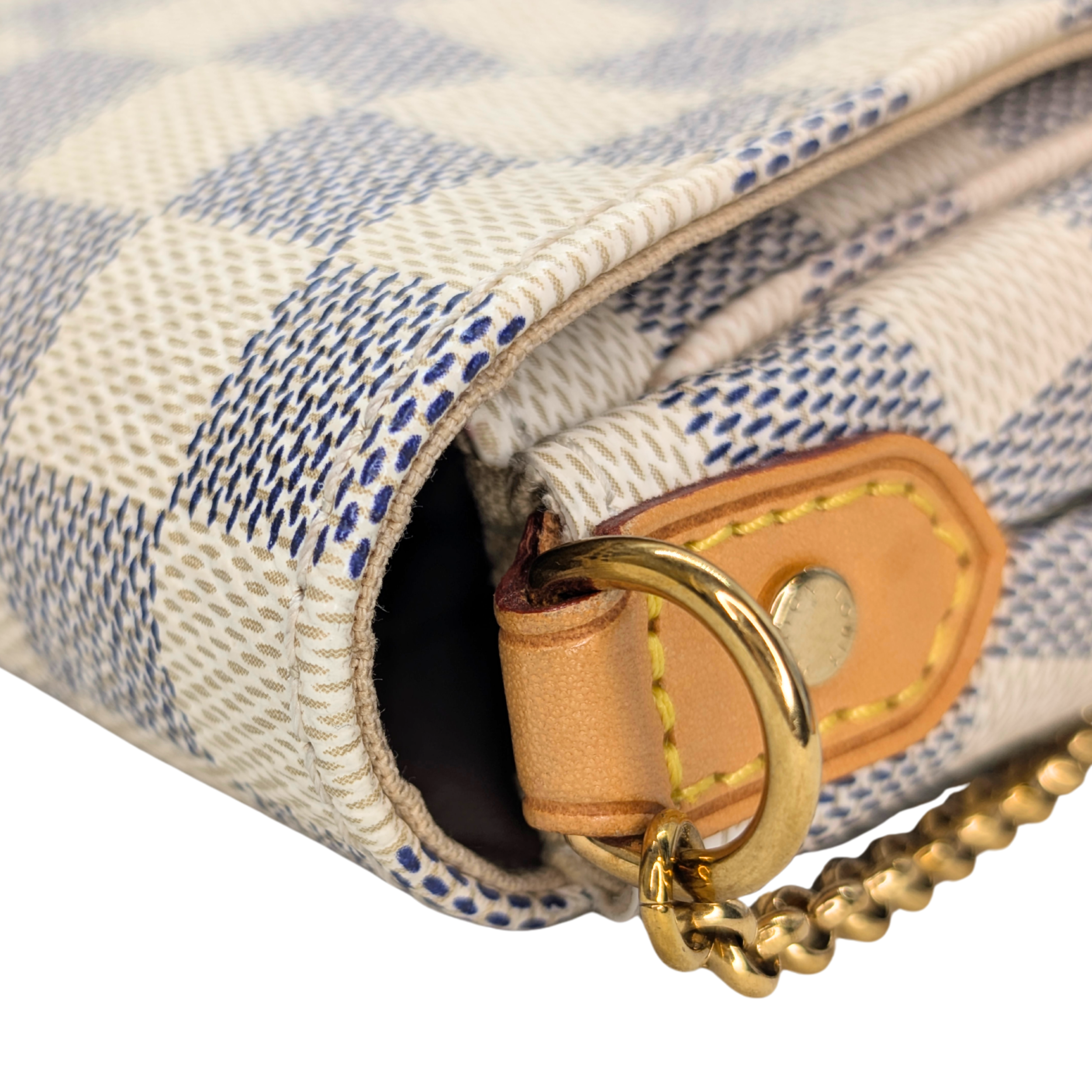 Louis Vuitton Favorite Damier Azur Bag