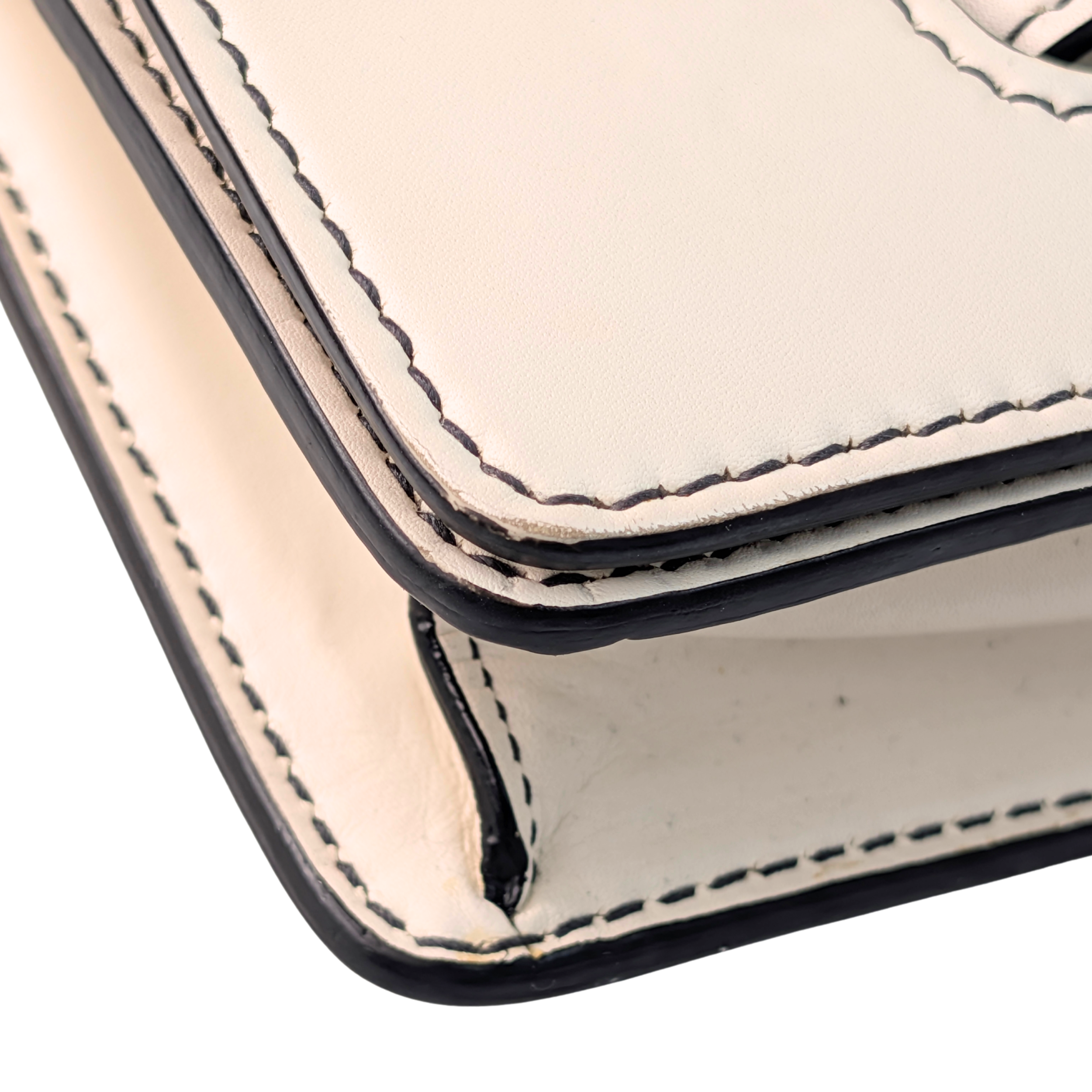 Dior JaDior Medium Calfskin Shoulder Bag White