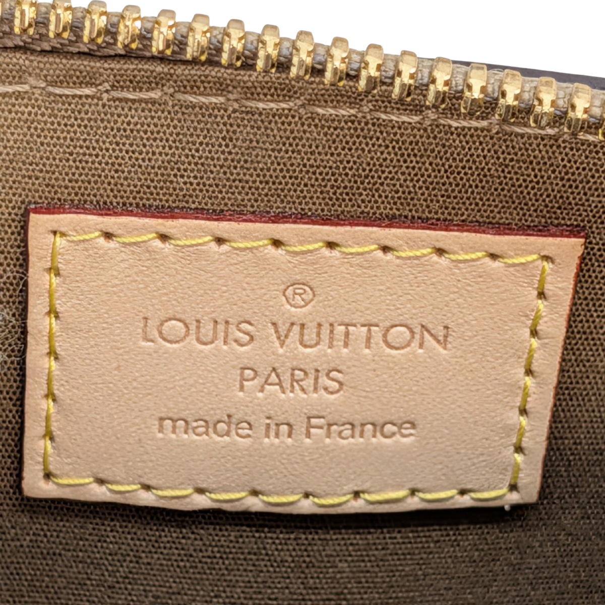 Louis Vuitton Alma BB Monogram Vernis Mordore Metallic Gold