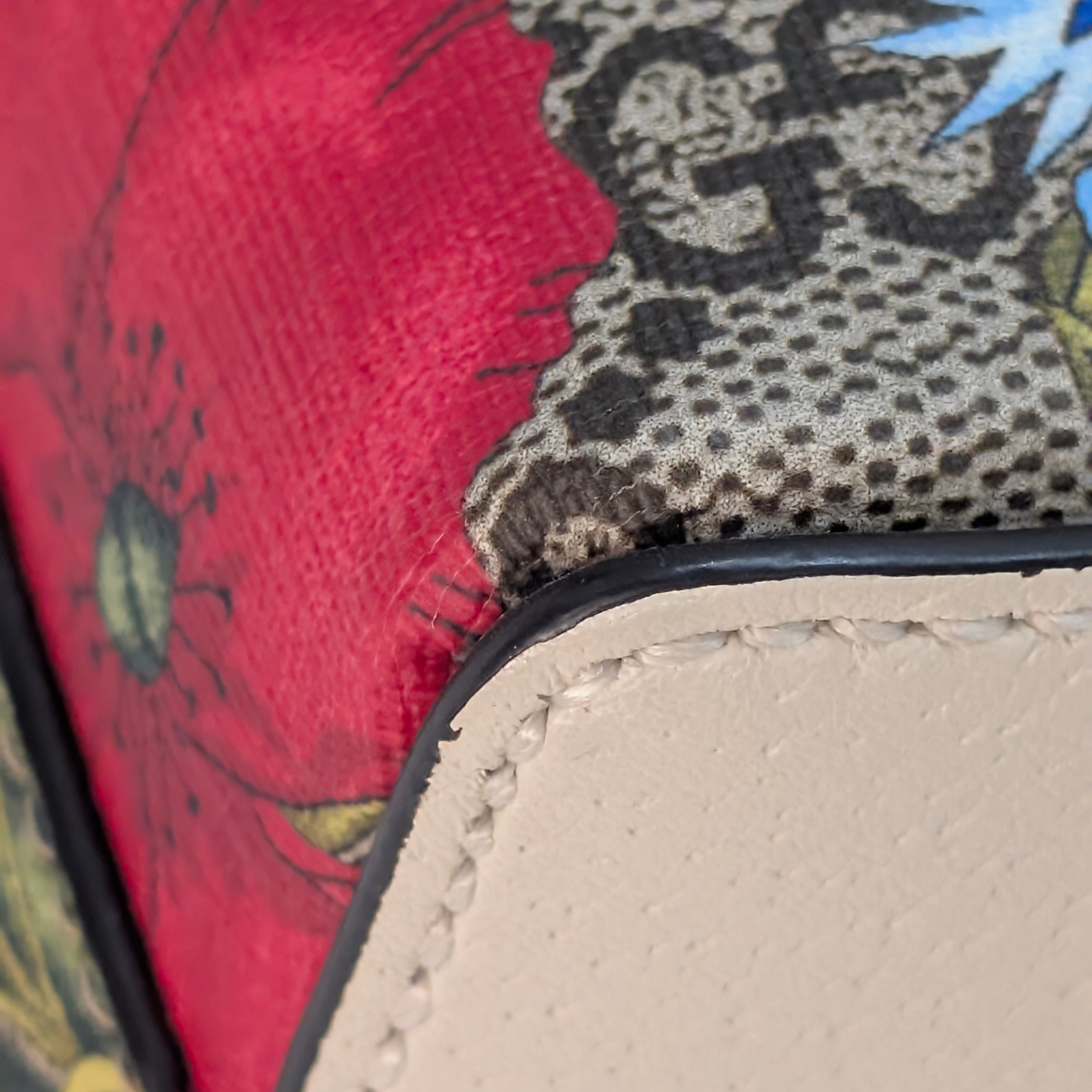 Gucci Small GG Supreme Flora Ophidia Dome Crossbody Bag