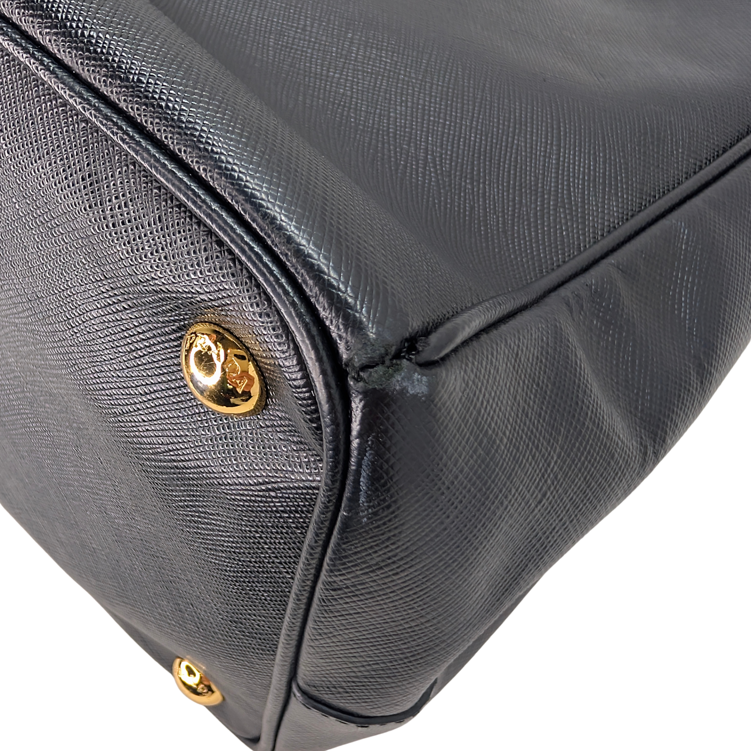 Prada Galleria Large Saffiano Leather Tote Black