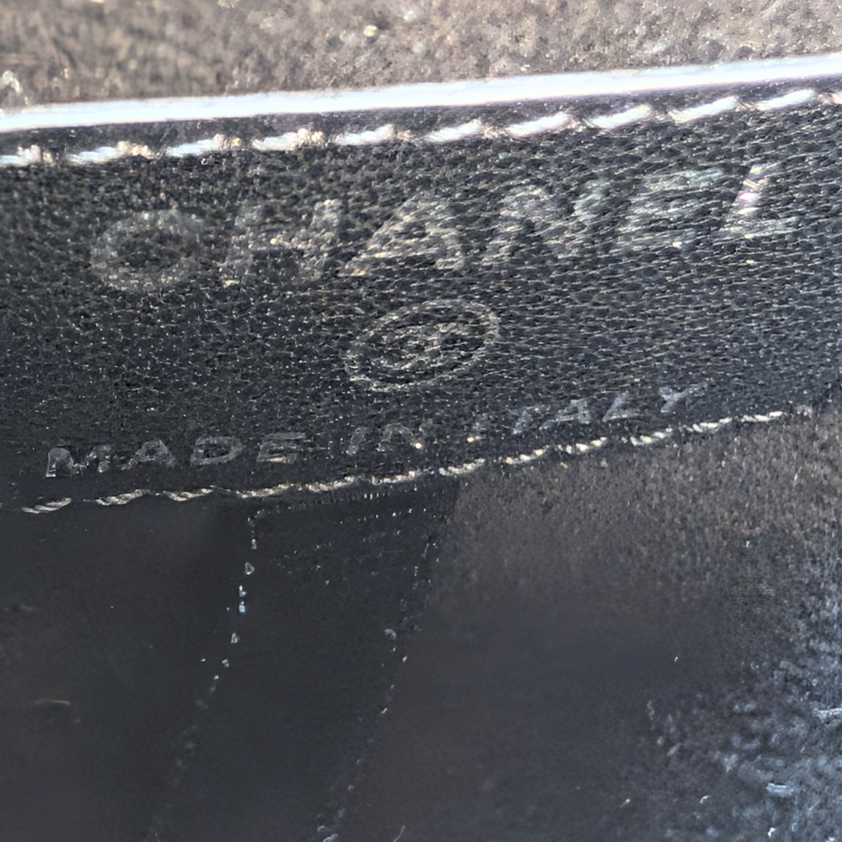 Chanel Lambskin Quilted Chain Around Phone Holder