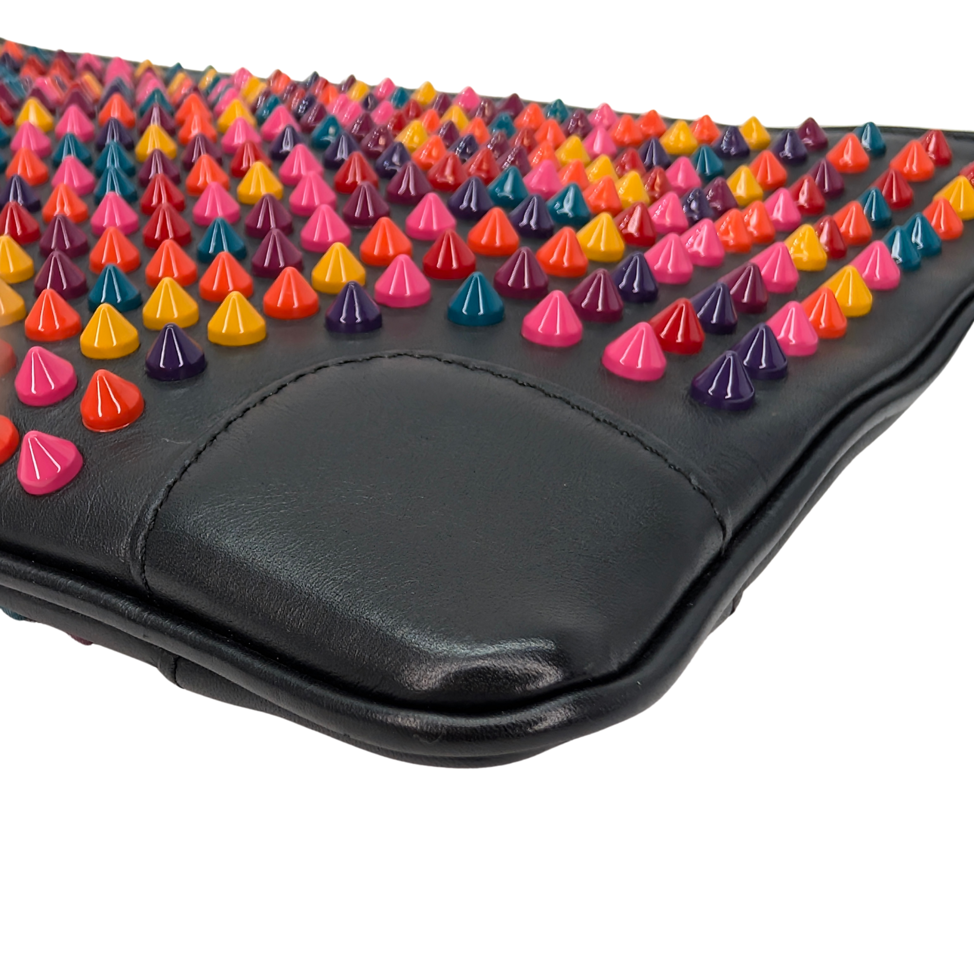 Christian Louboutin Loubiposh Spiked Crossbody/Clutch Bag