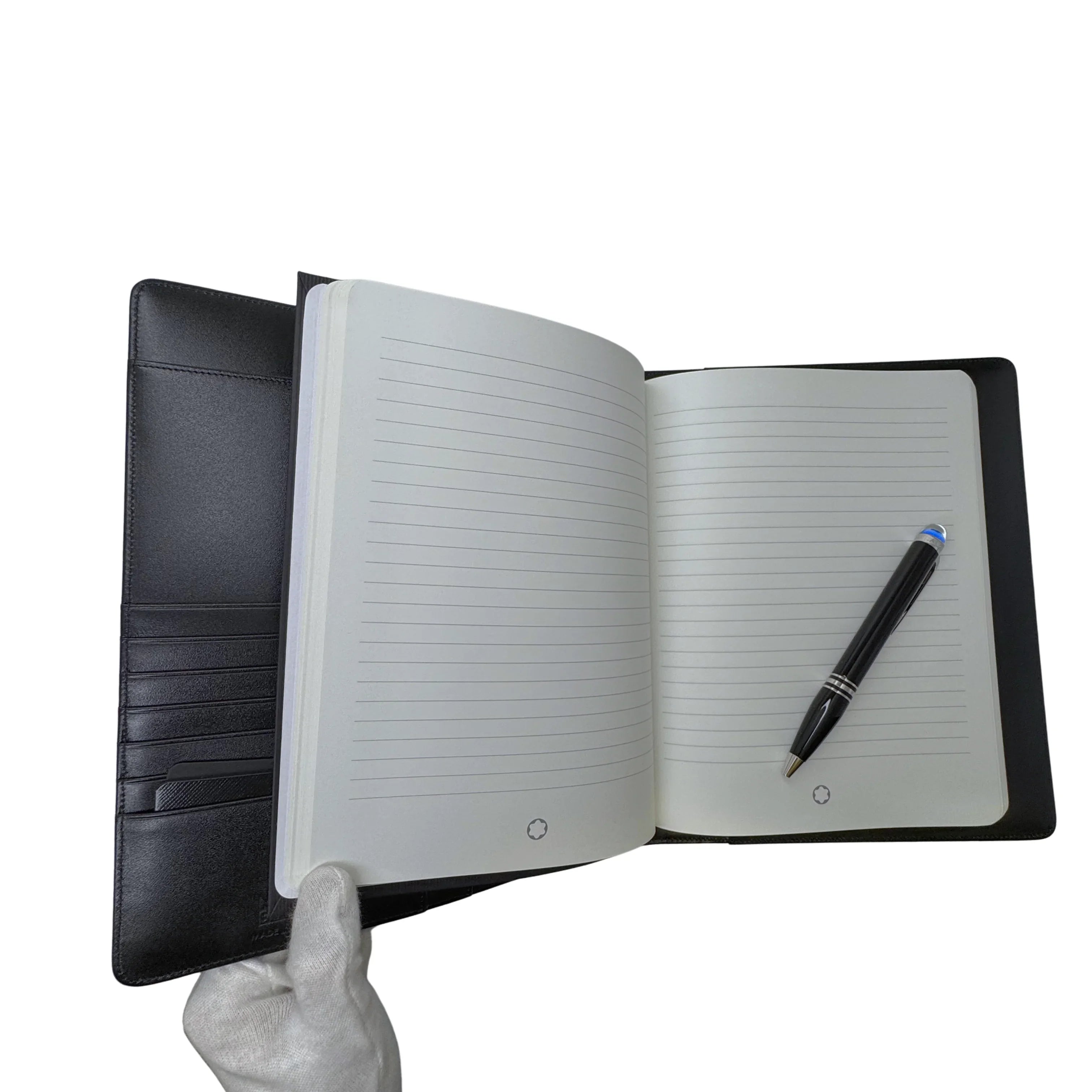 Montblanc Leather Notebook Diary and Ball pen set - Lost Designer