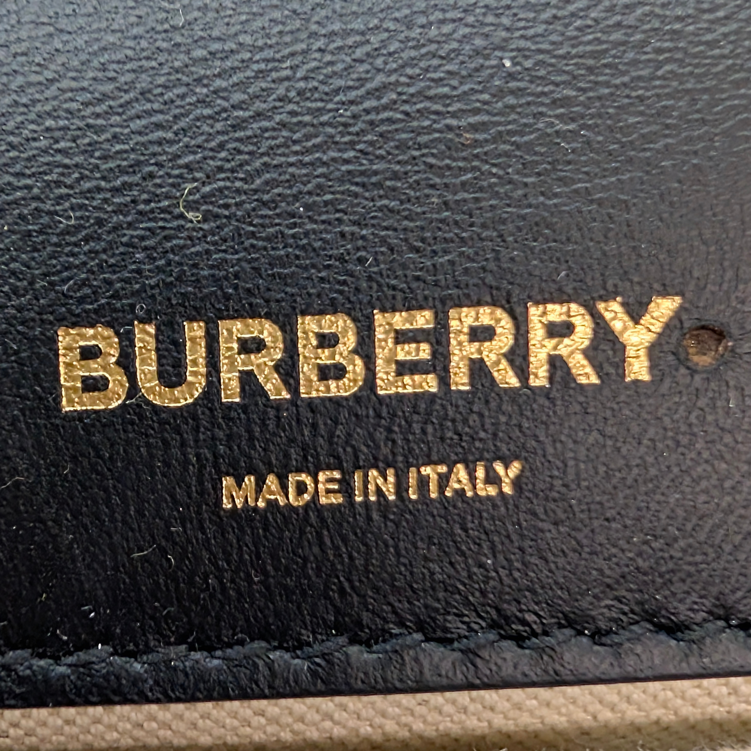 Burberry Small Horseferry Print Quilted Raffia Lola Bag