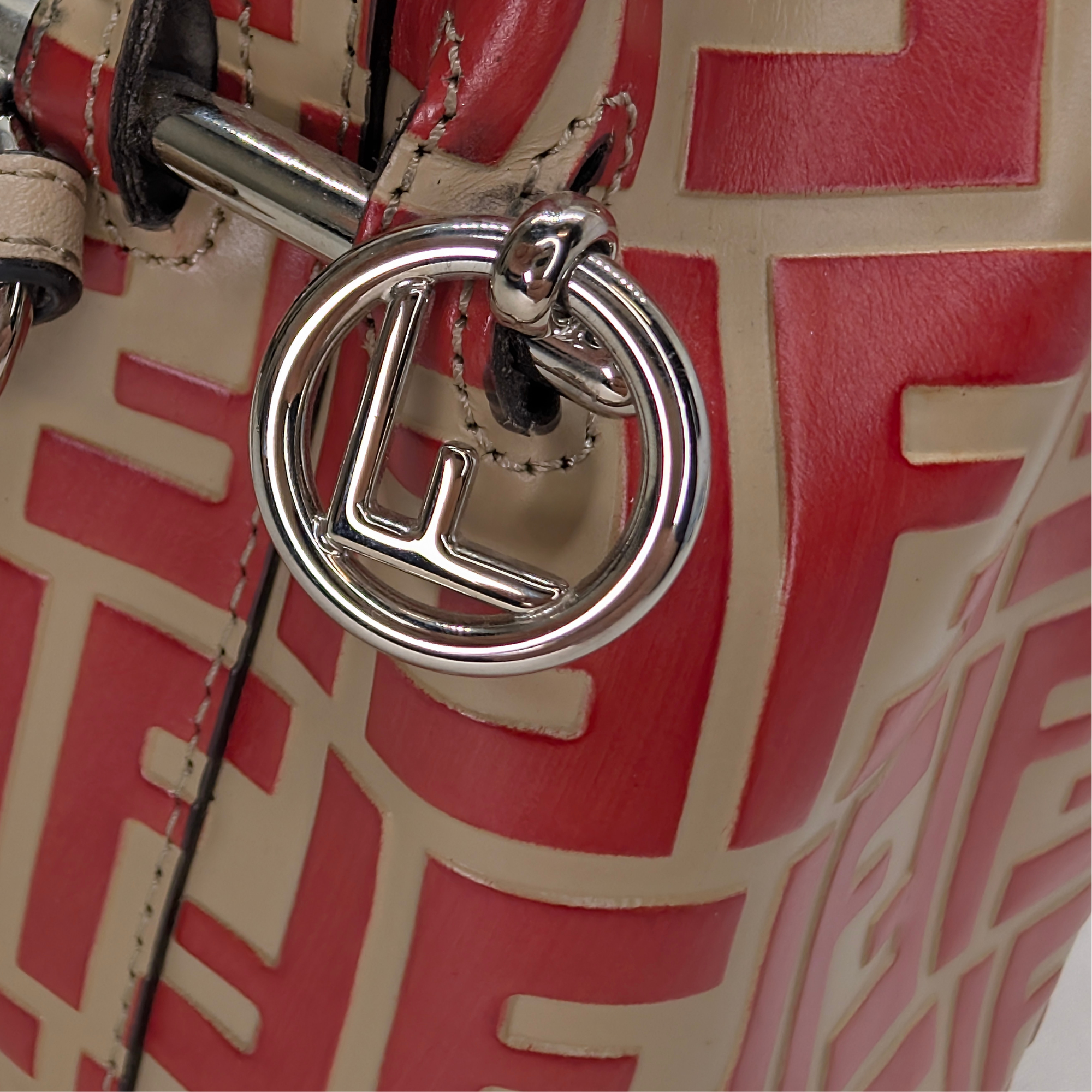 Fendi Mon Tresor Bucket Bag Red