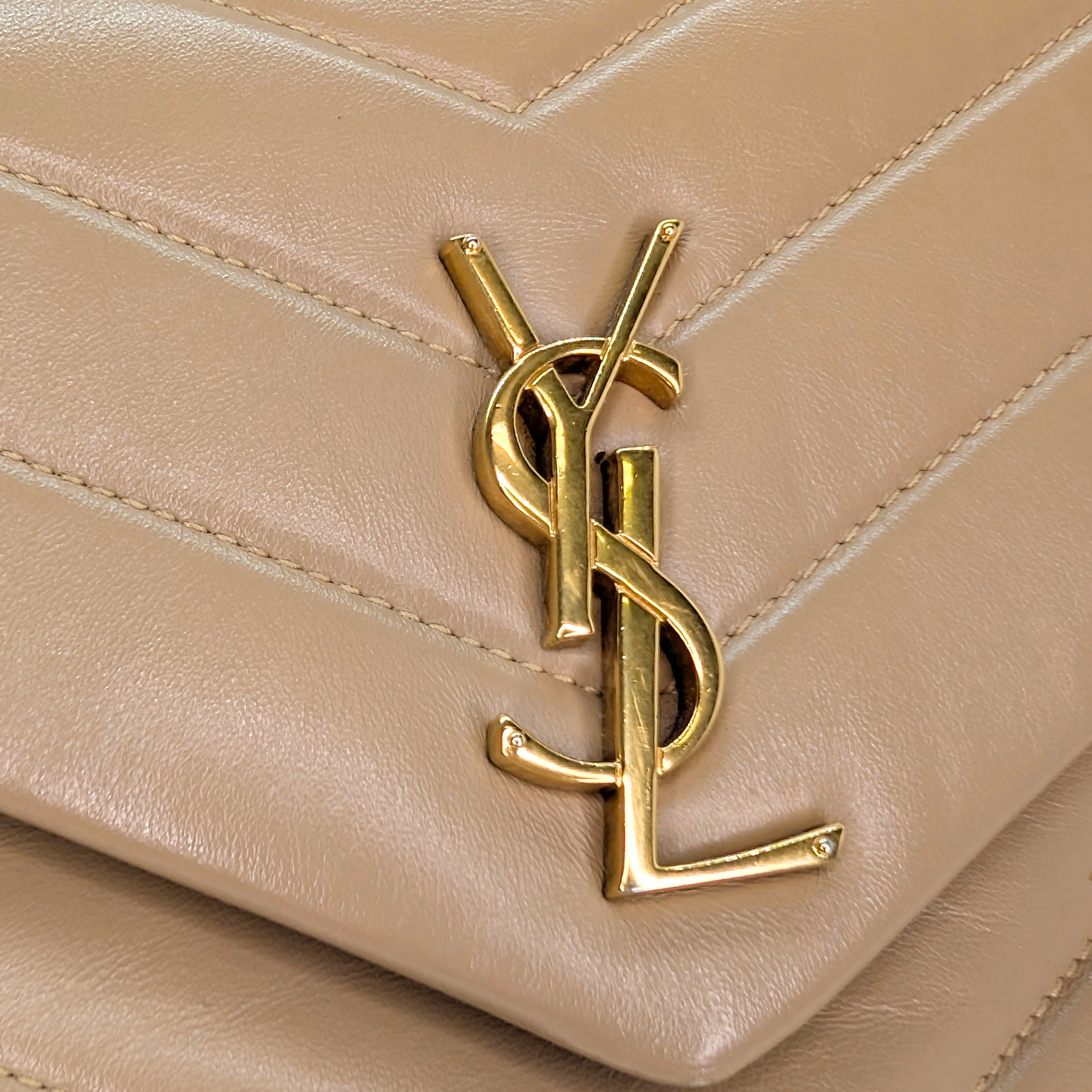 Saint Laurent LouLou Small Bag Taupe