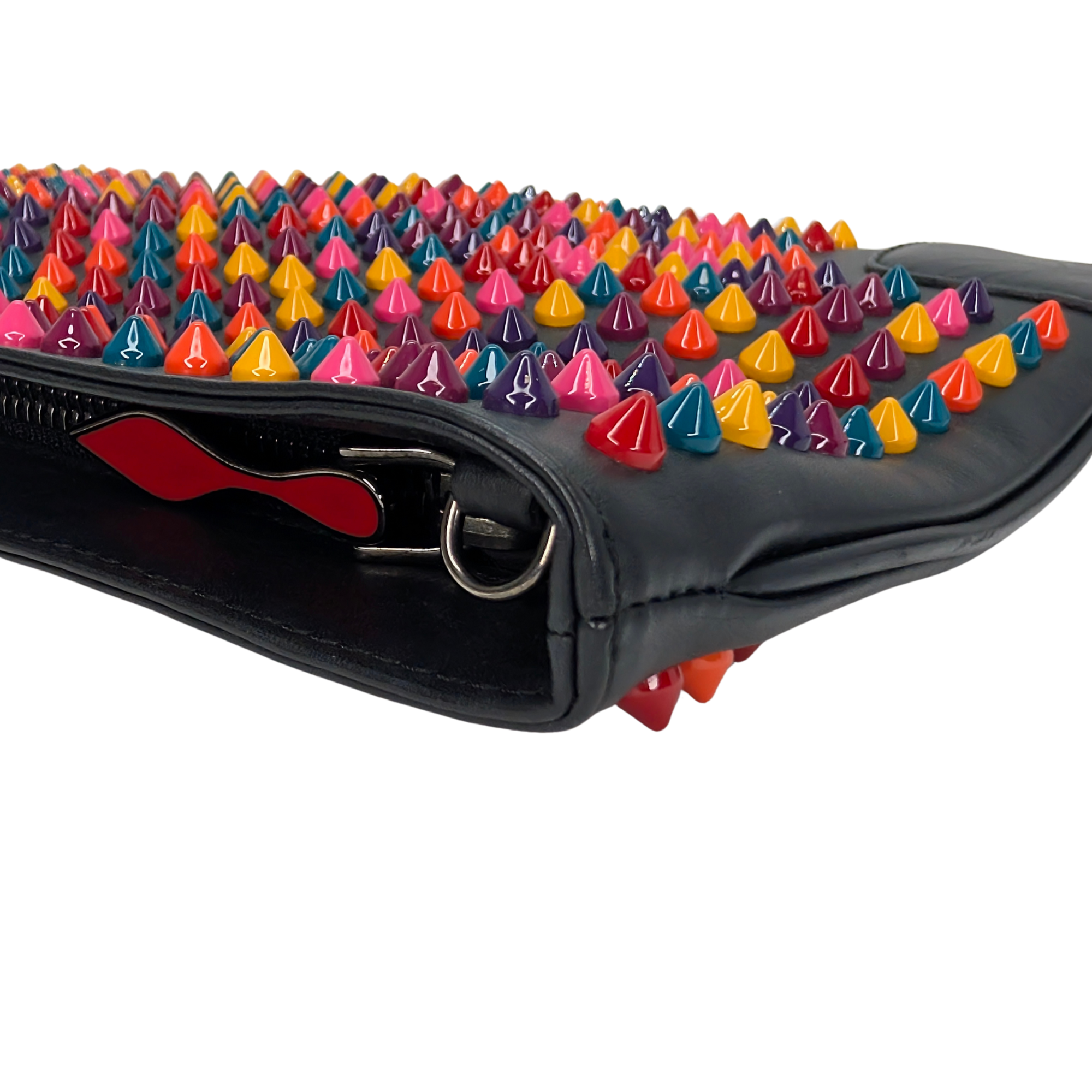 Christian Louboutin Loubiposh Spiked Crossbody/Clutch Bag