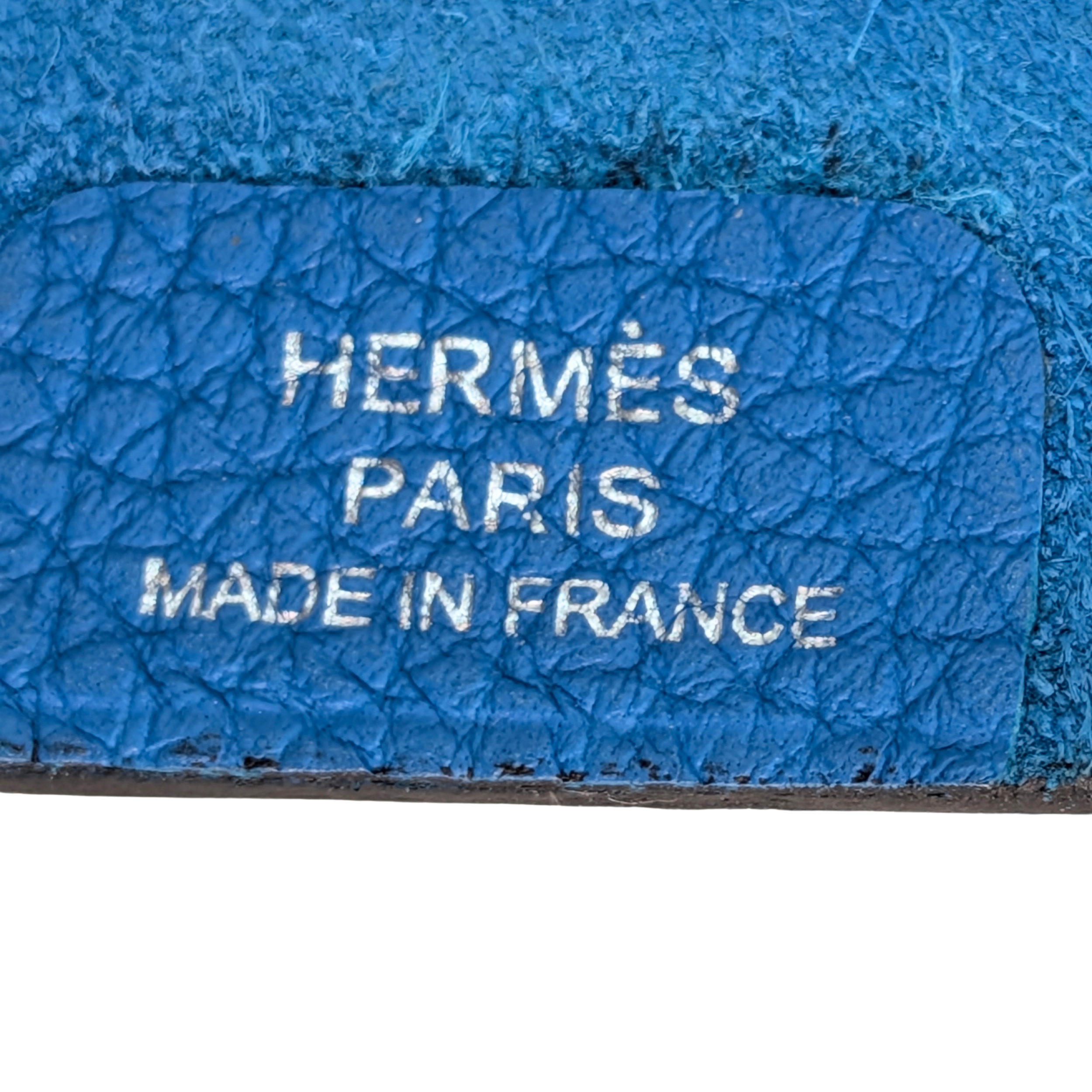 Hermès Ulysse Notebook Agenda Cover Togo Leather Blue