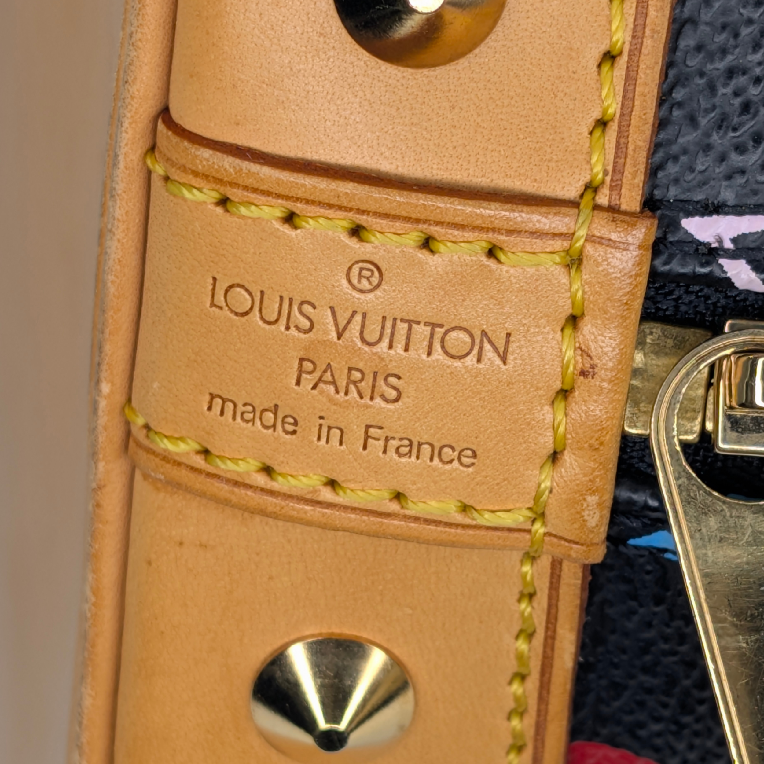 Louis Vuitton Takashi Murakami Alma PM Bag Black Monogram Multicolour