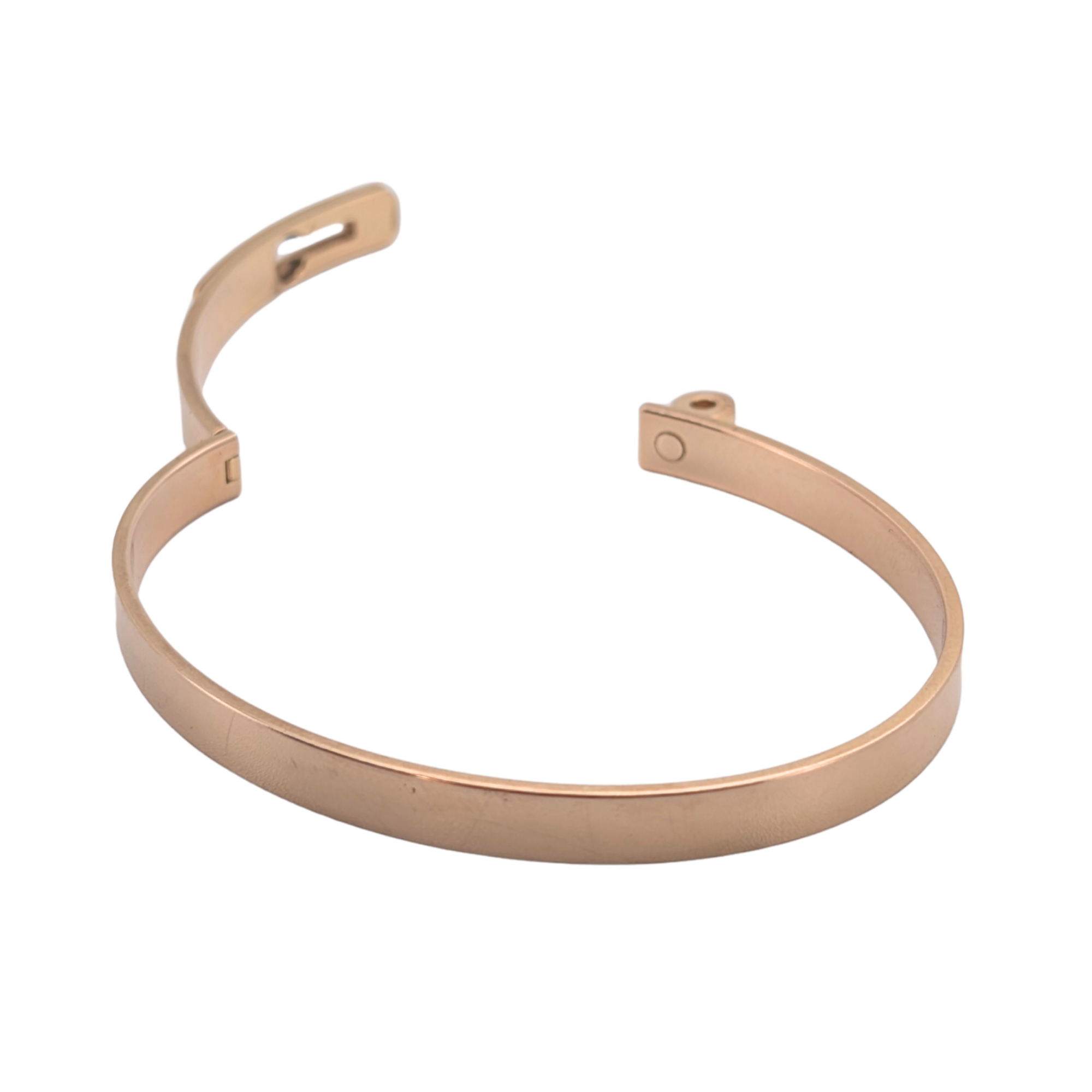 Hermes Kelly Diamond Bracelet Small LG In 18k Rose Gold