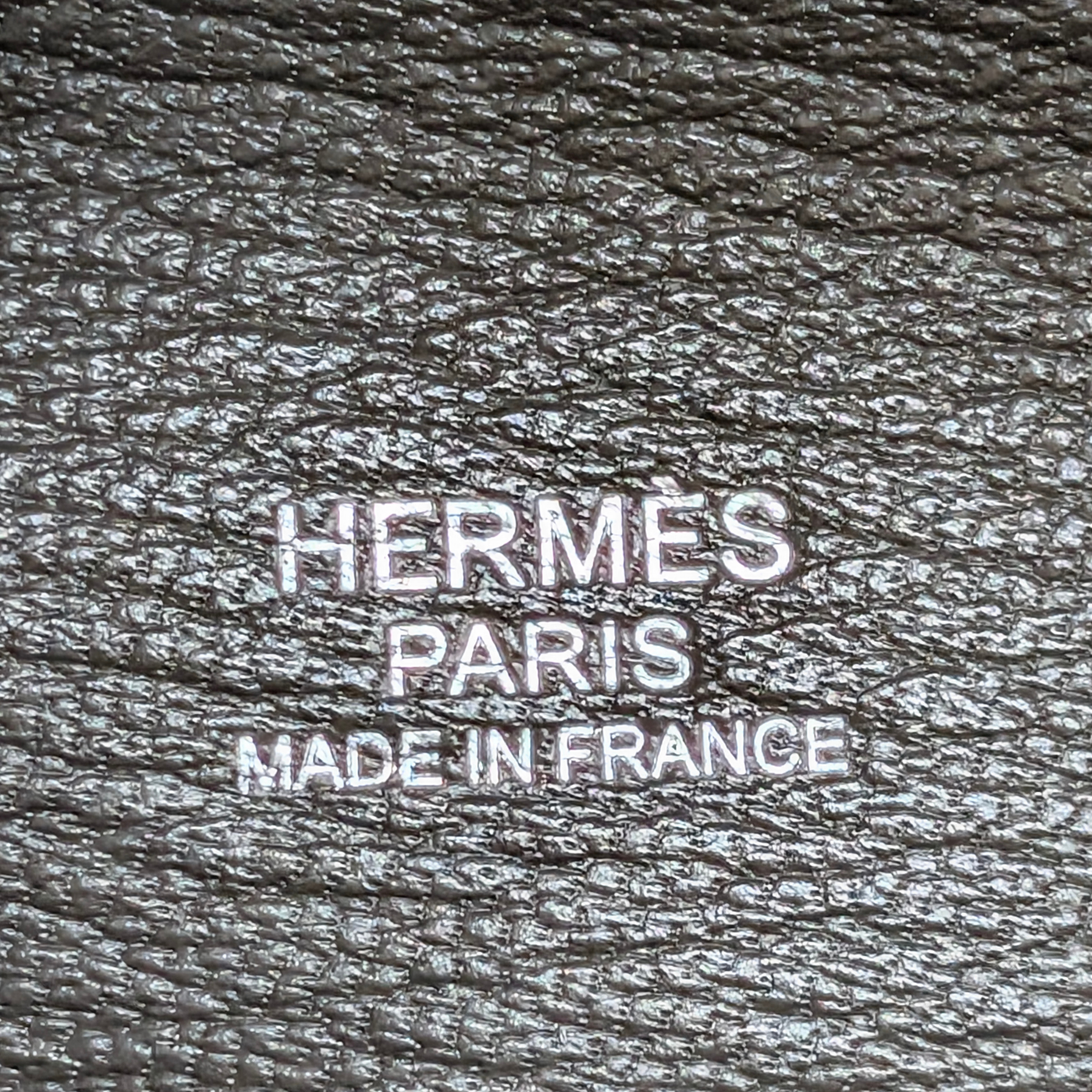 Hermès Maxibox 36 Bag Etain Evercolor Grey □R Stamp