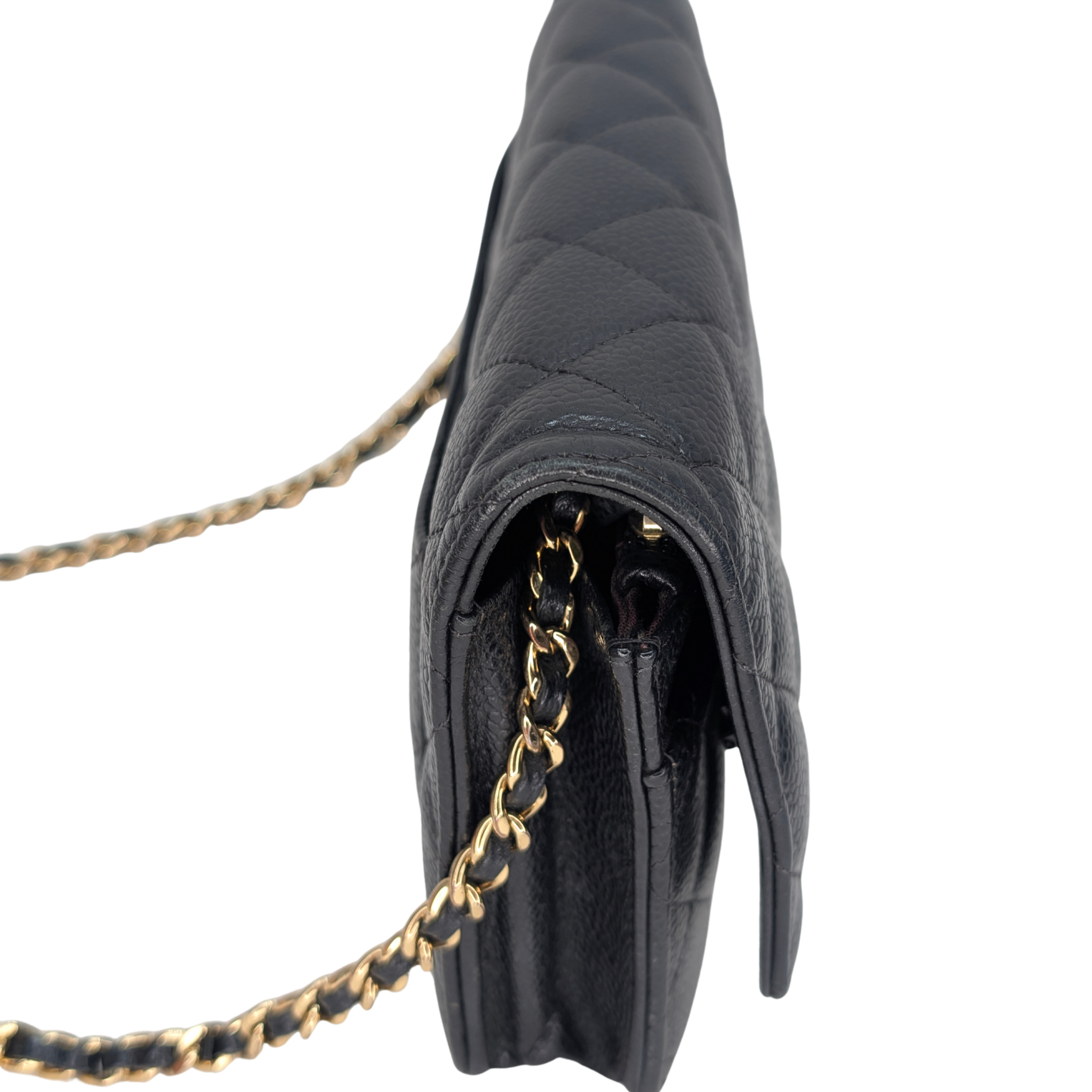 Chanel WOC Wallet on Chain Caviar Black GHW