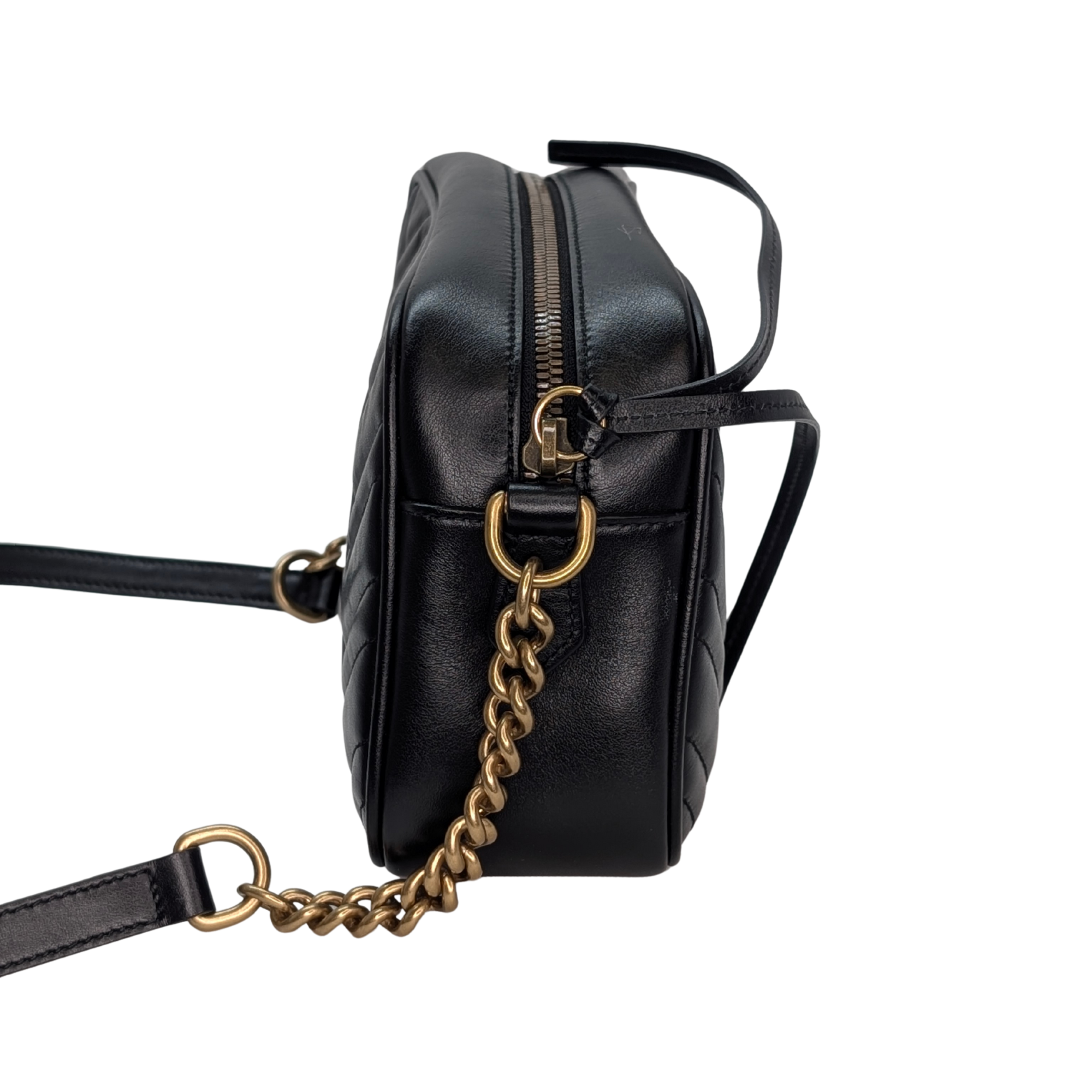 Gucci GG Marmont Small Shoulder Bag Black