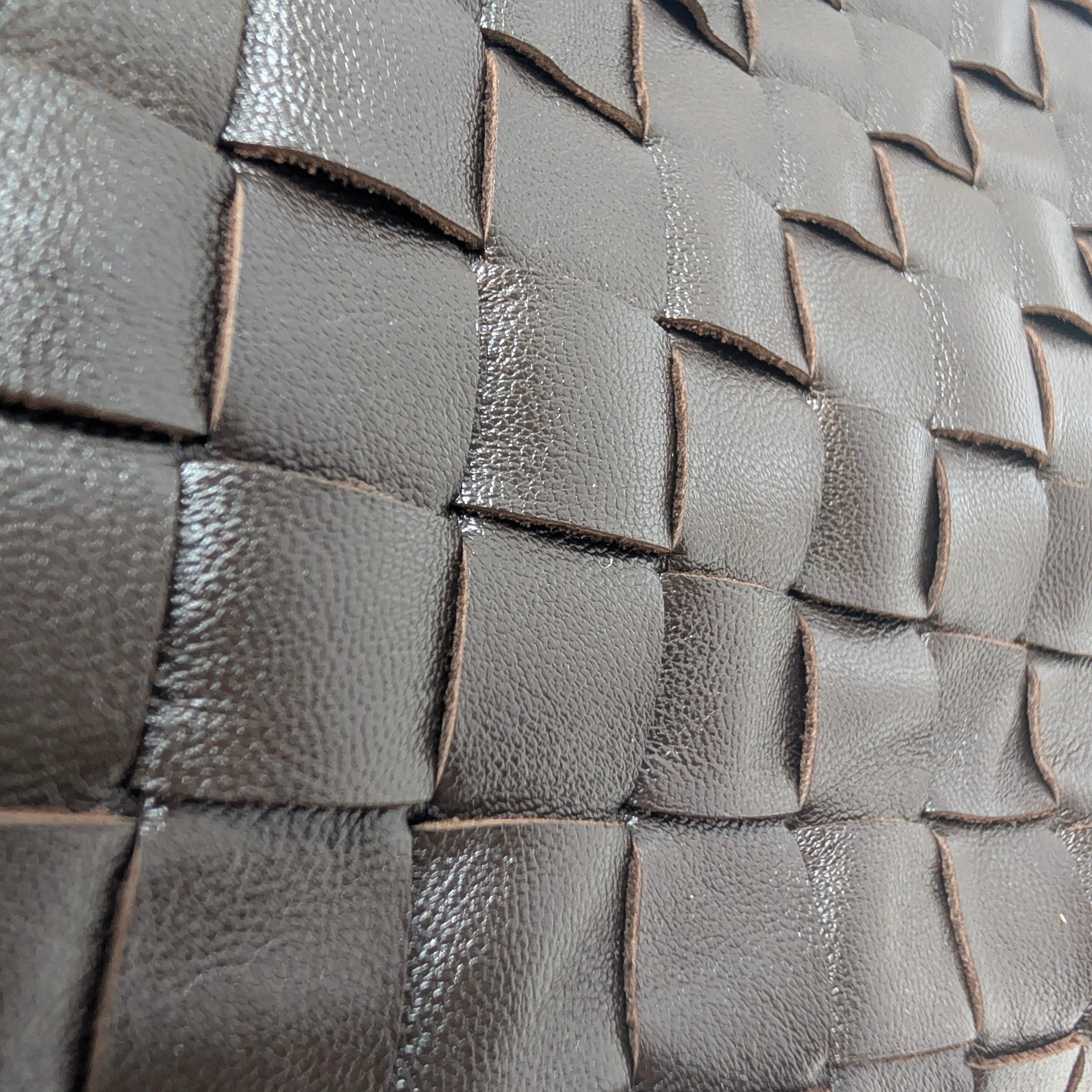 Bottega Veneta Large Hop Fondant Brown Shoulder Bag