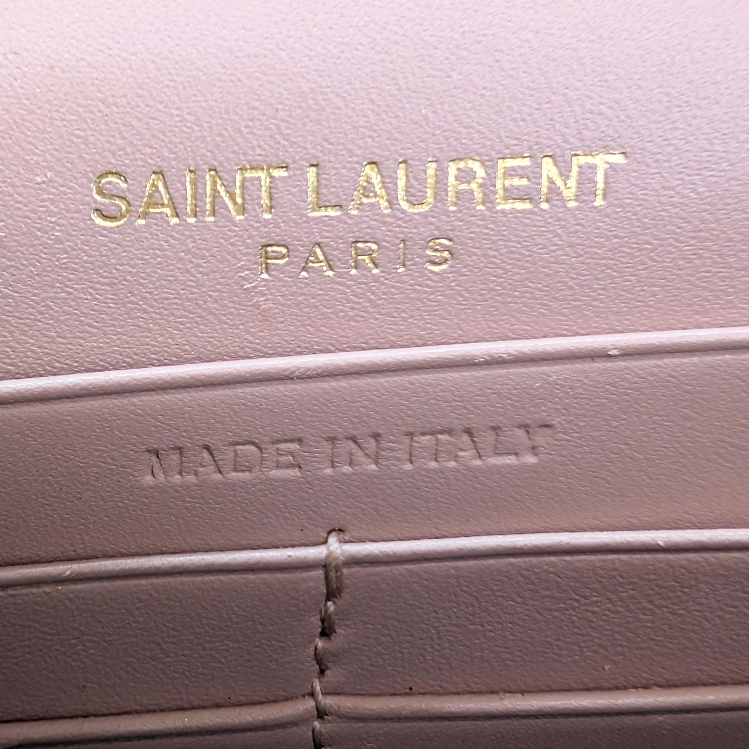 Saint Laurent PomPom Kate斜挎包 粉色