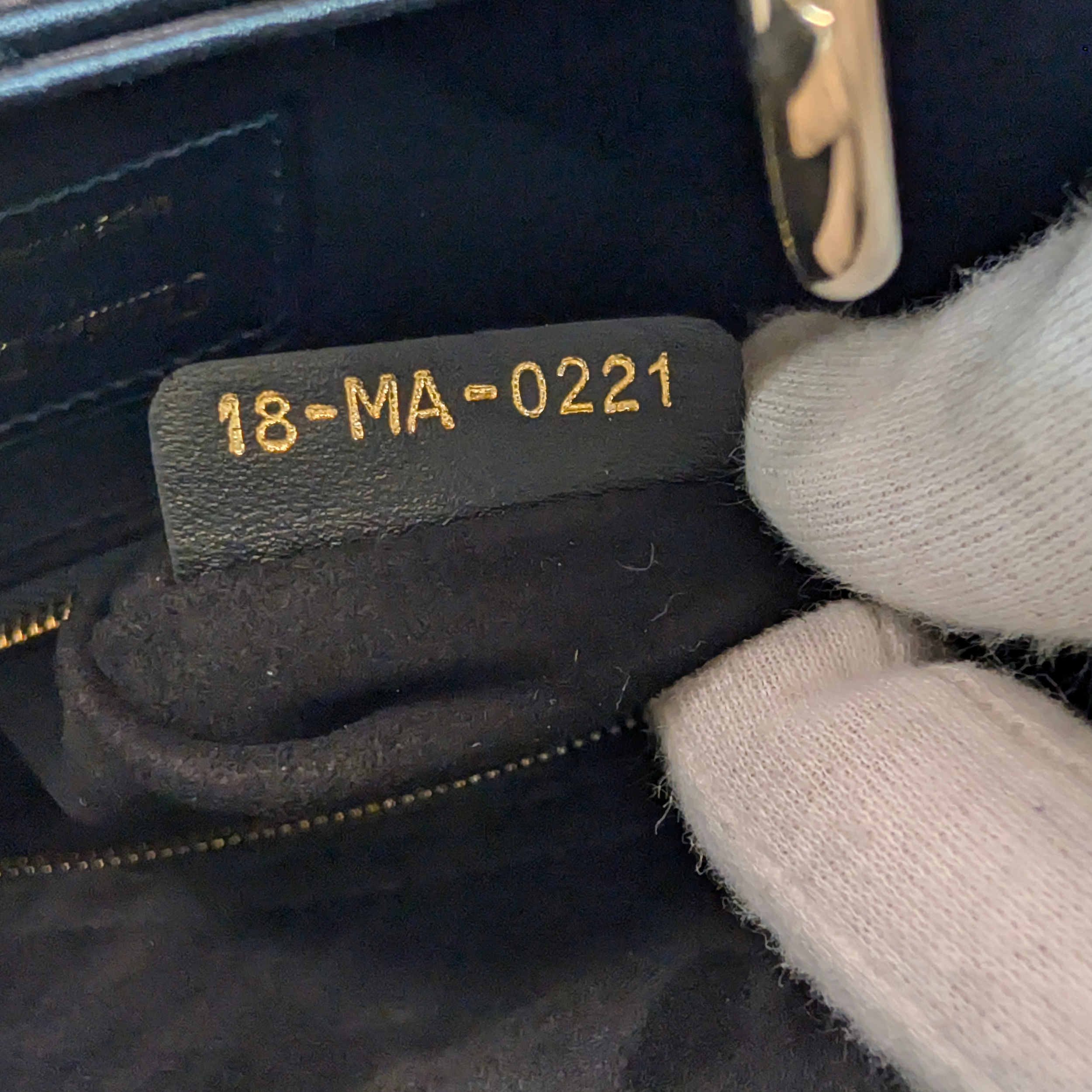 Dior Medium Lady Dior Cannage Bag Black