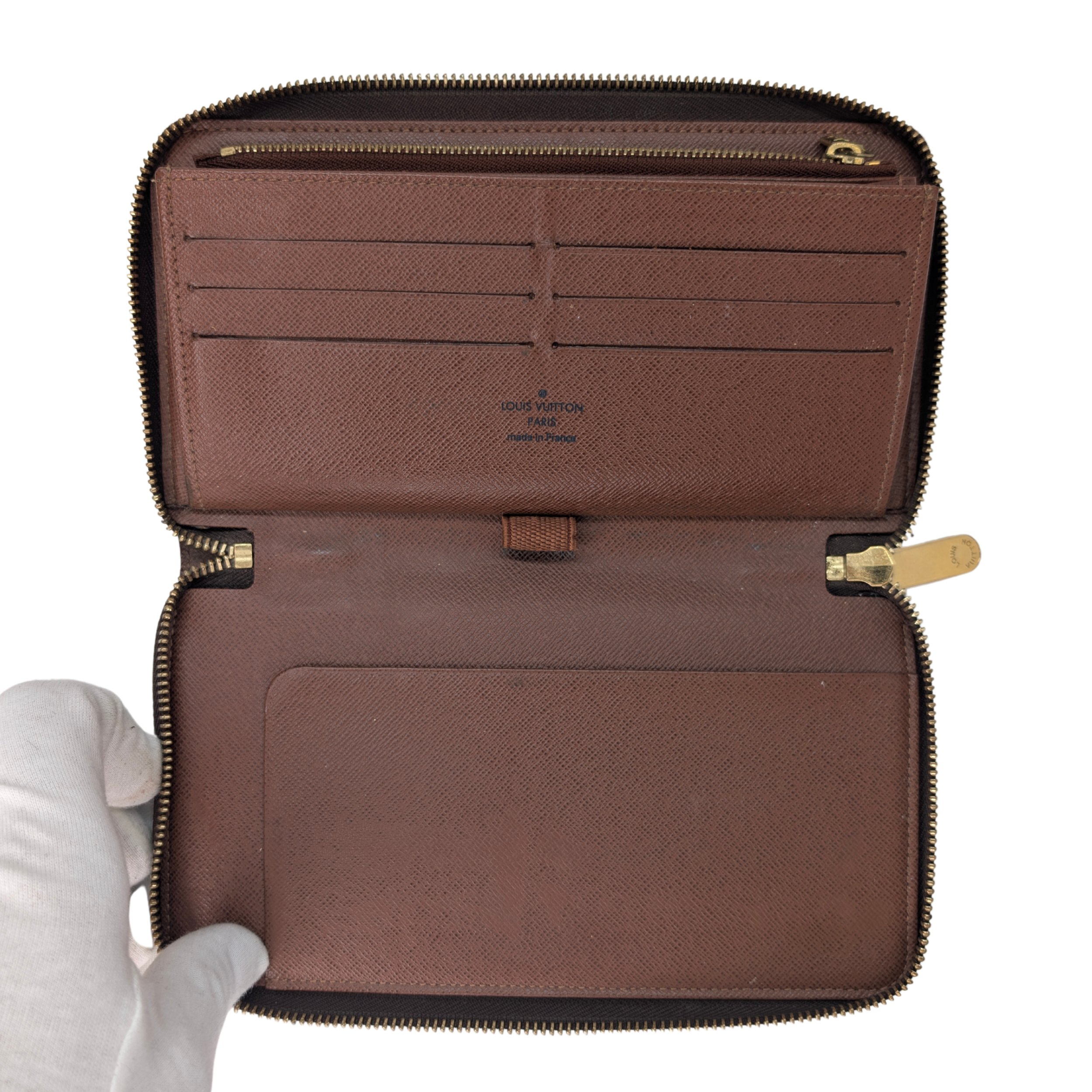 Louis Vuitton Monogram Canvas Zippy Passport Organizer Wallet