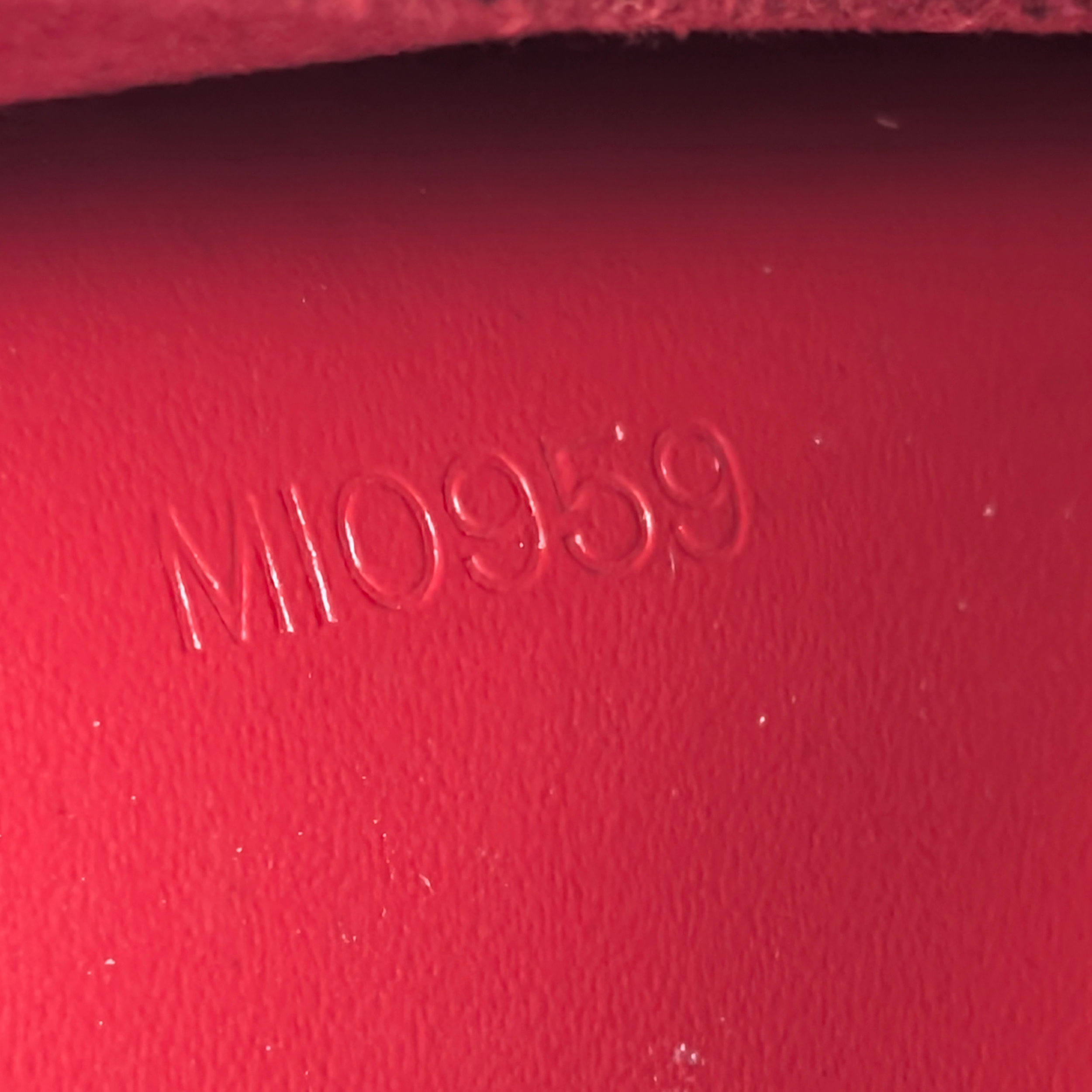 Louis Vuitton Pont Neuf Epi Leather Bag Red
