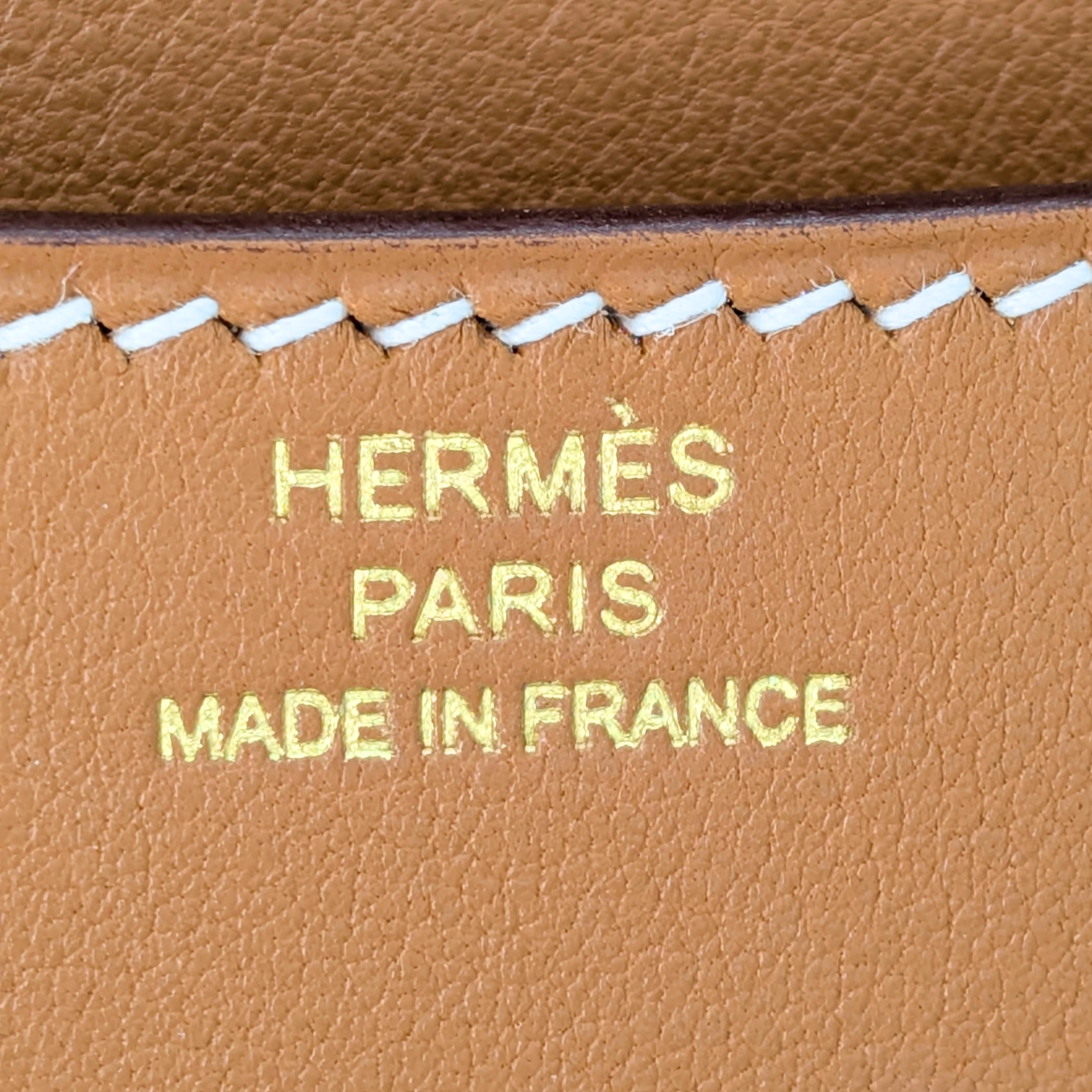 Hermes Mini Constance Swift Gold GHW Stamp C