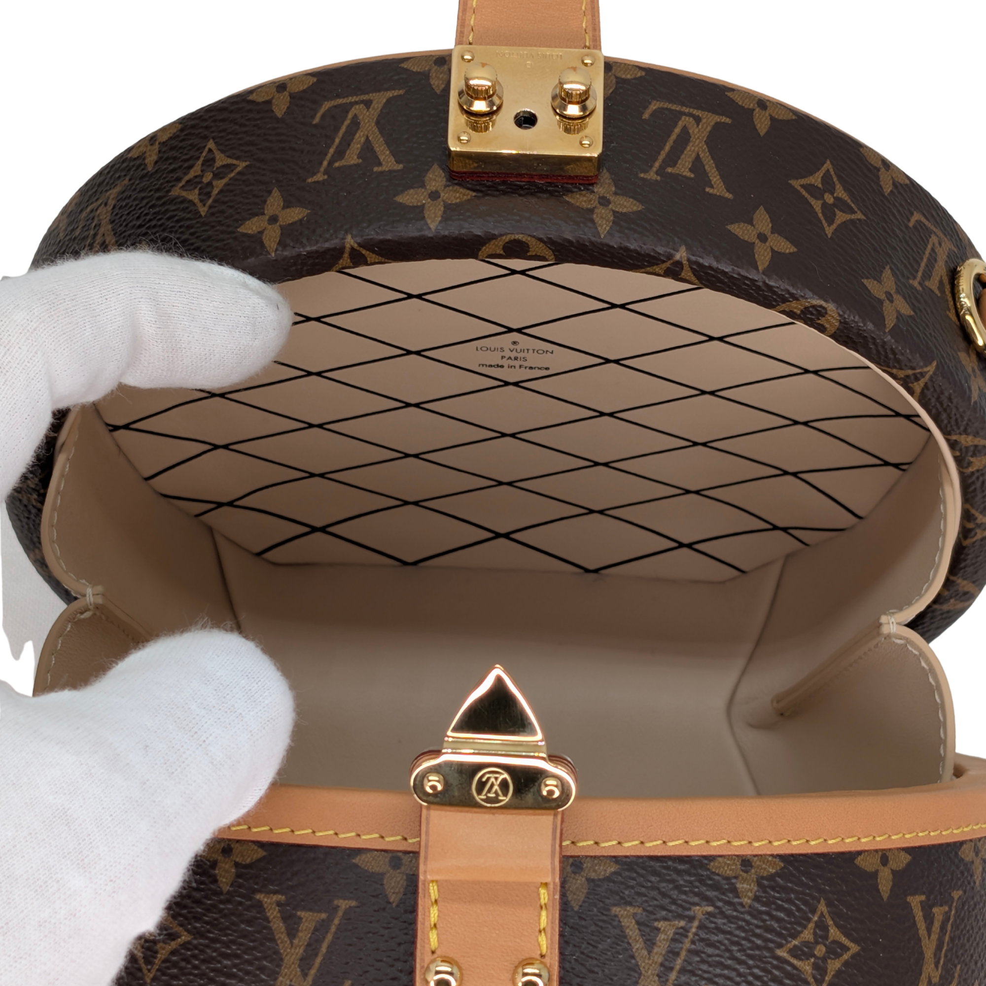 Louis Vuitton 2019 Petite Boite Chapeau Satchel Bag