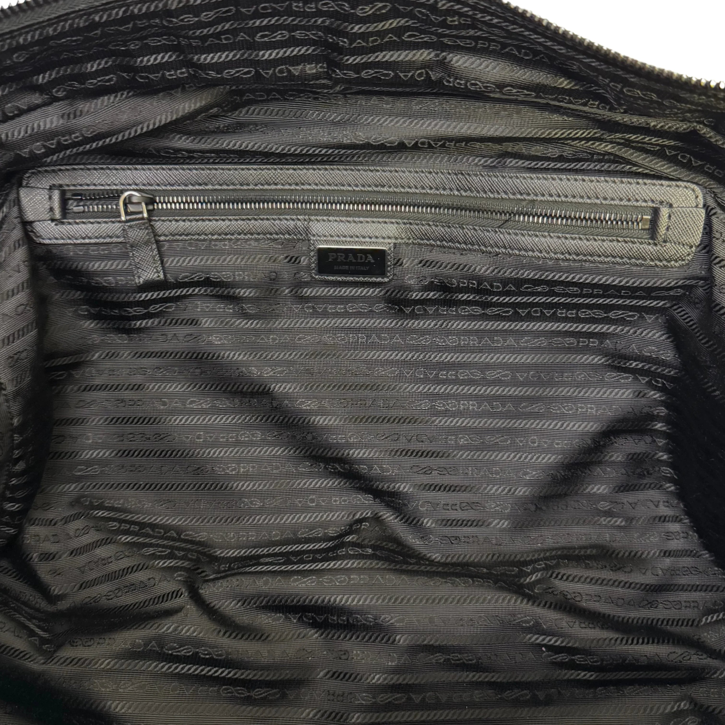 Prada Nylon Viaggio Duffle Bag Black - Lost Designer