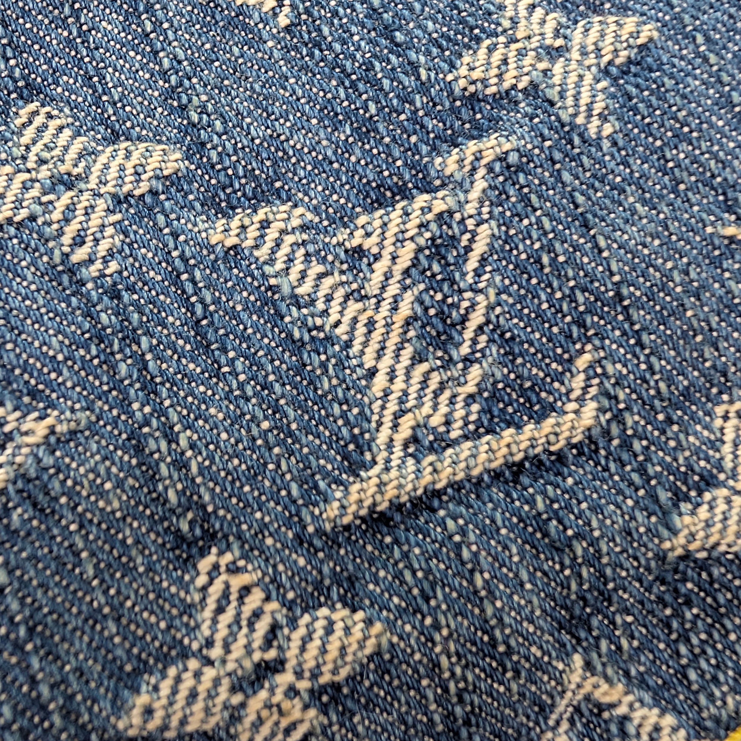 Louis Vuitton Pleaty Monogram Denim Handbag