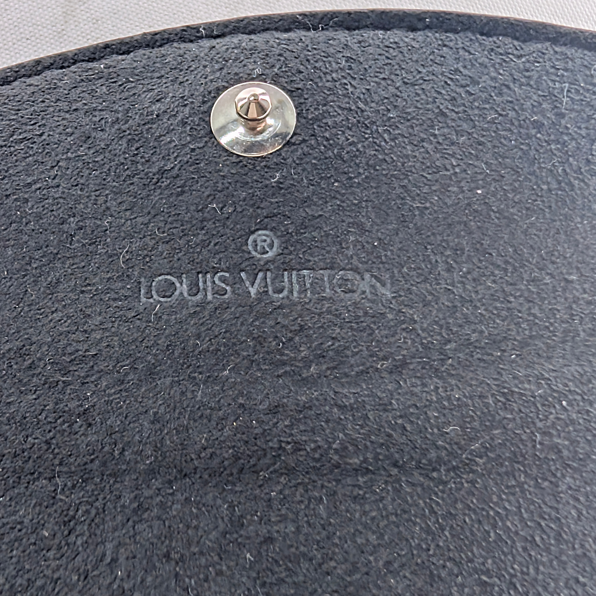 Louis Vuitton Silver Tone Cufflinks With Case